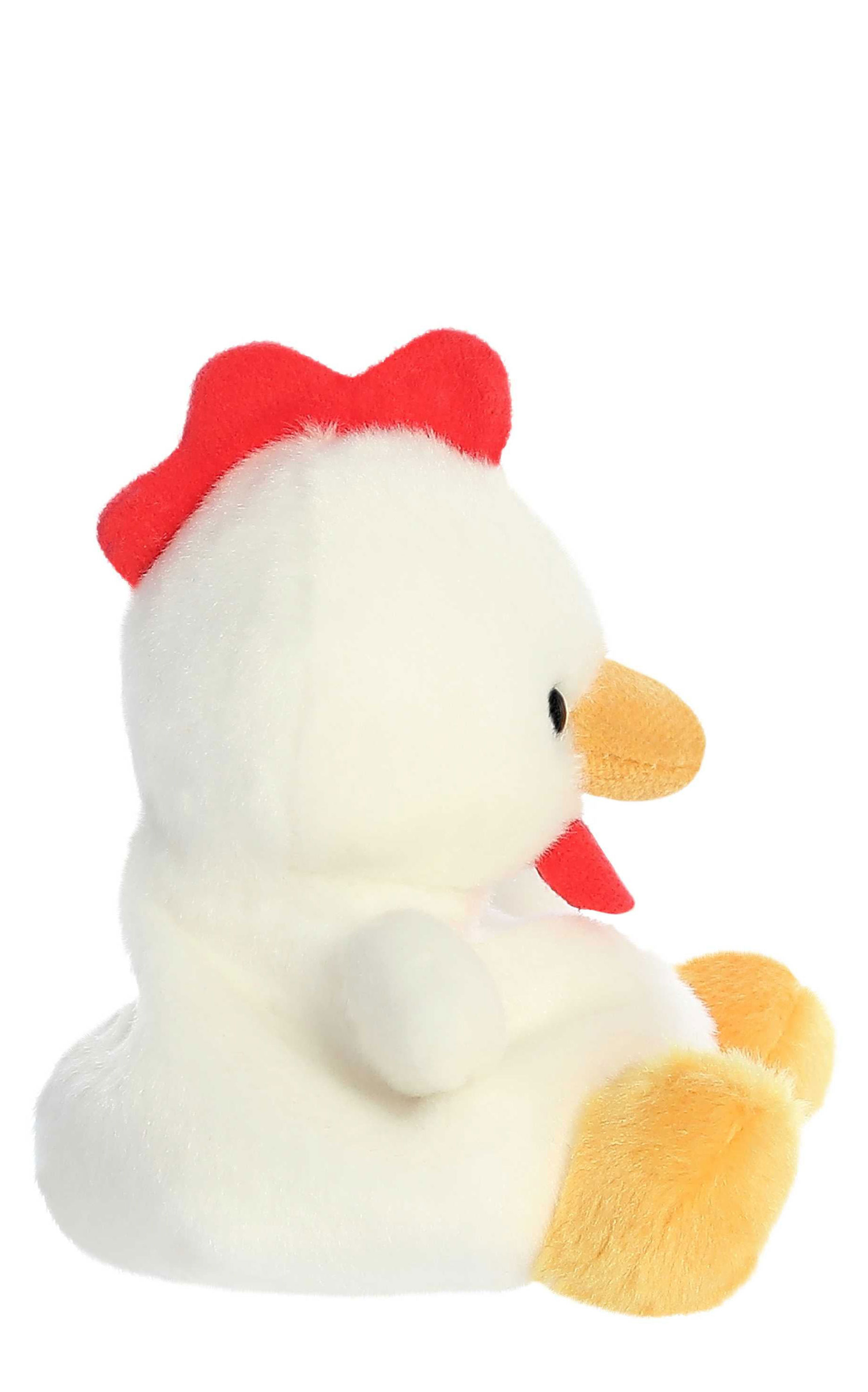 Aurora Palm Pal White Cooper Chicken Stuffed Animal - Image 2