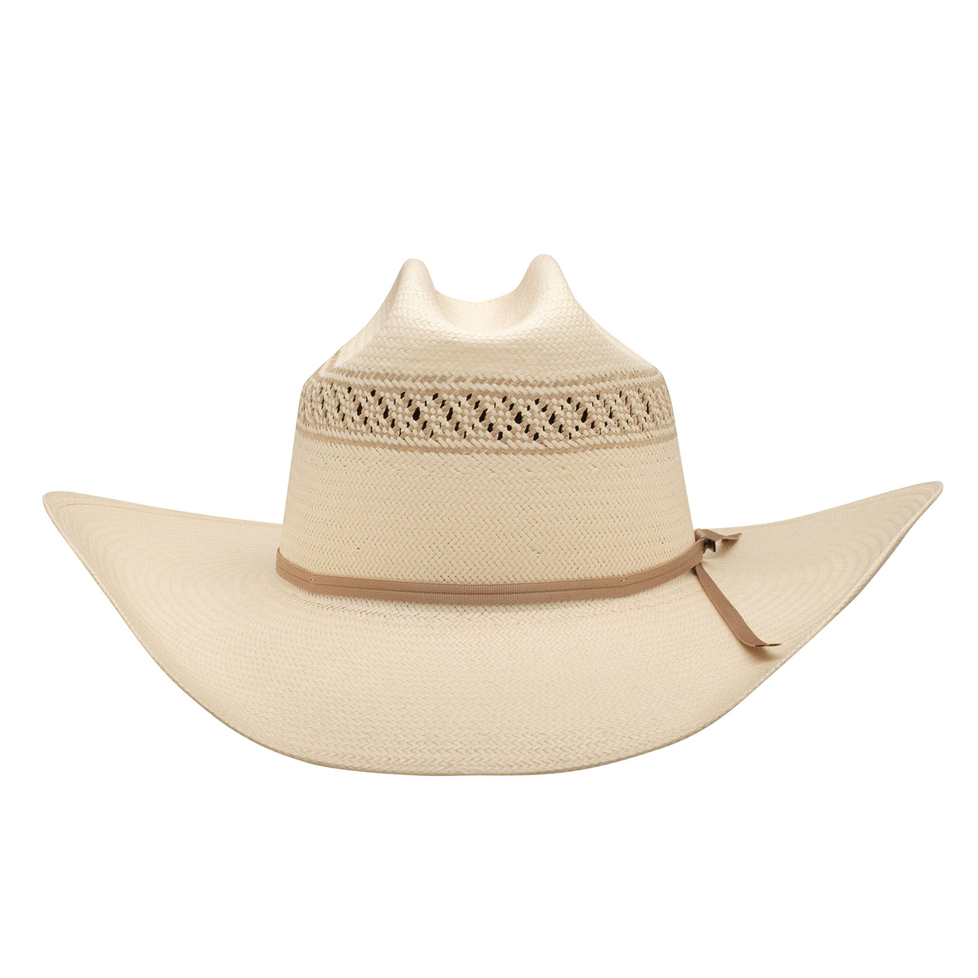 Resistol 10X Wildfire Vented Two Tone Straw Cowboy Hat - Image 4