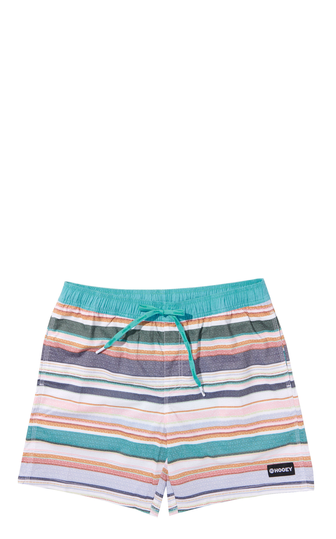 Hooey Men's Multi-Color Stripe Swim Trunks - Image 1