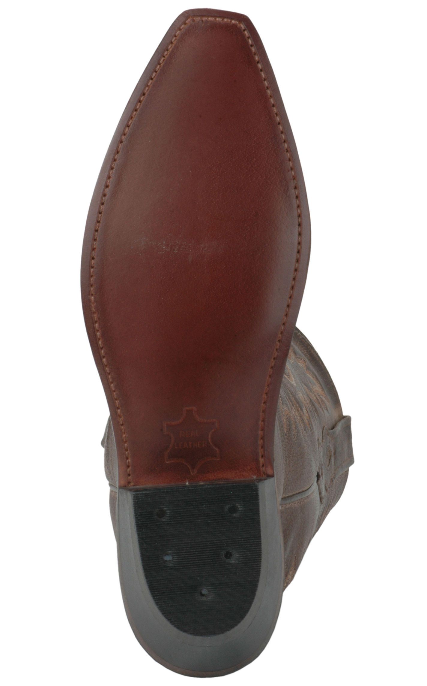 Old West Women's Classic Chocolate Mad Dog Snip Toe Cowboy Boot - Image 1