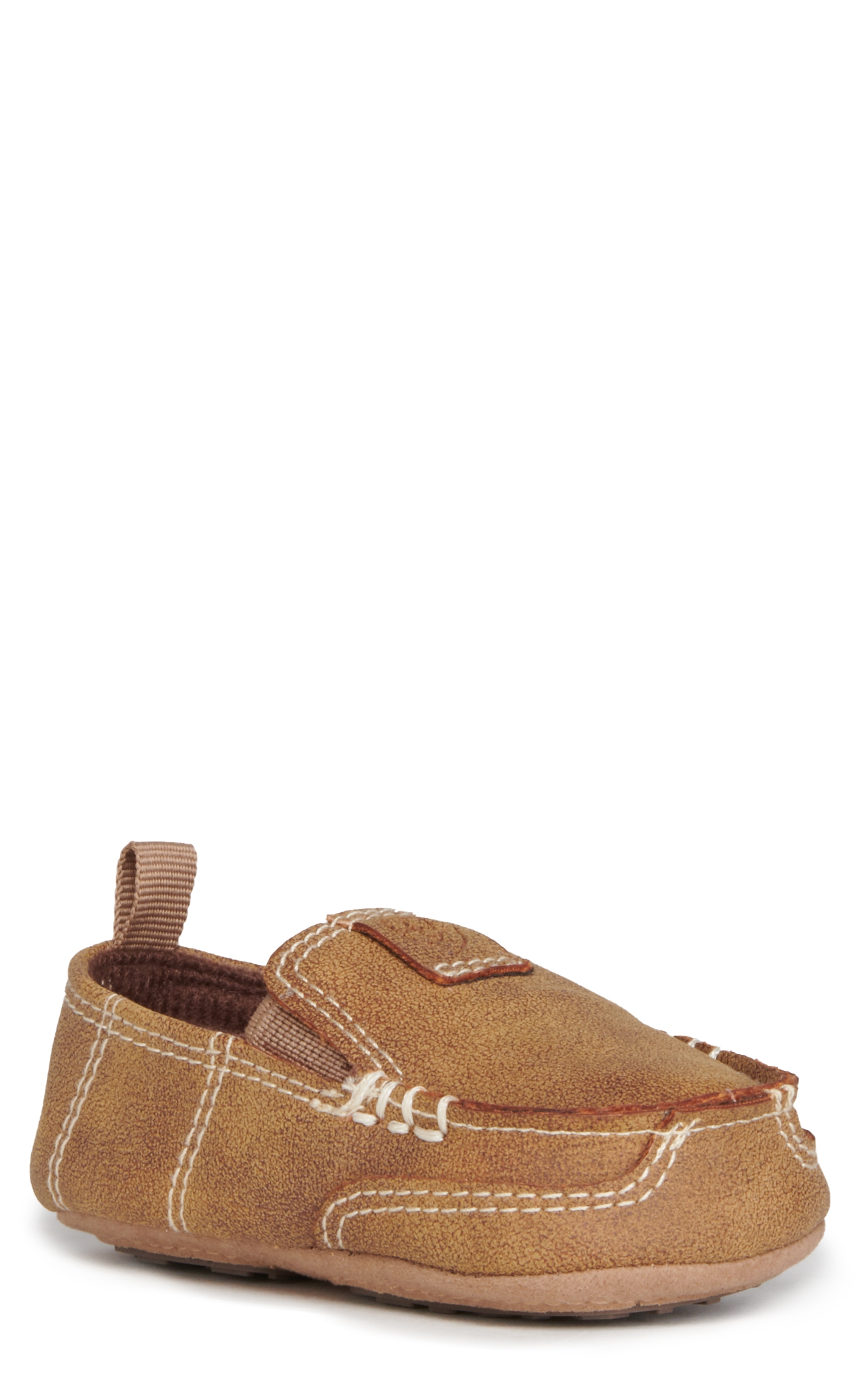Ariat Infant Lil Stompers Bomber Brown Buckskin Cruiser Shoes - Image 1