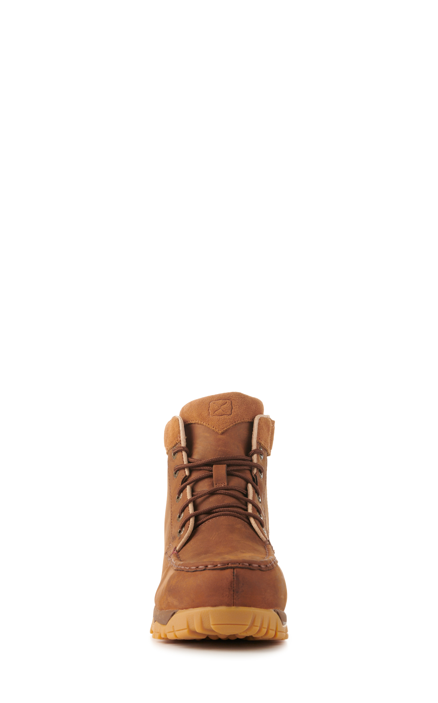 Twisted X Women's Oiled Saddle Cell Stretch Moc Steel Toe Lace Up Work Boots - Image 1