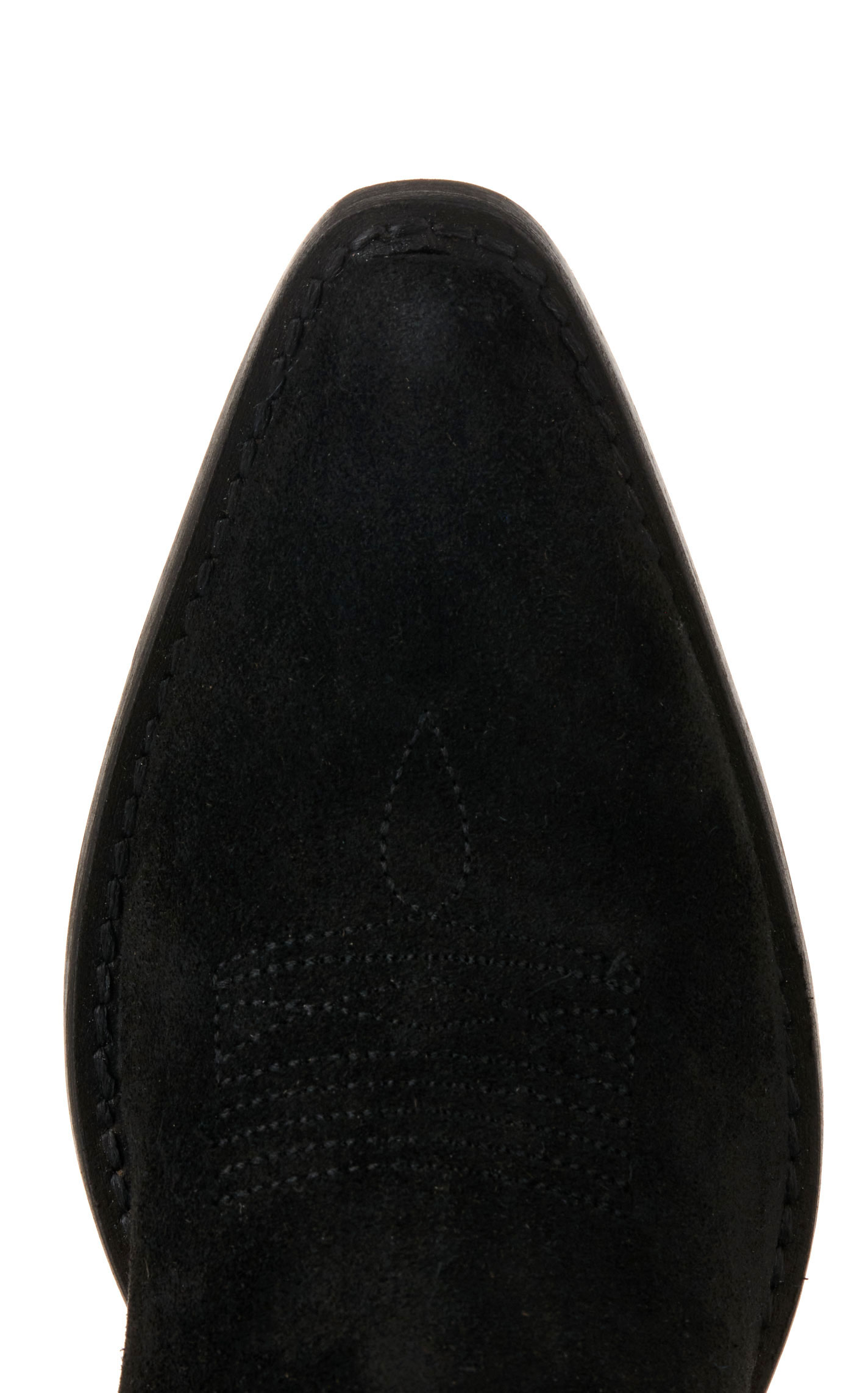 Dingo Women's Out West Black Roughout Snip Toe Cowboy Boots - Image 1