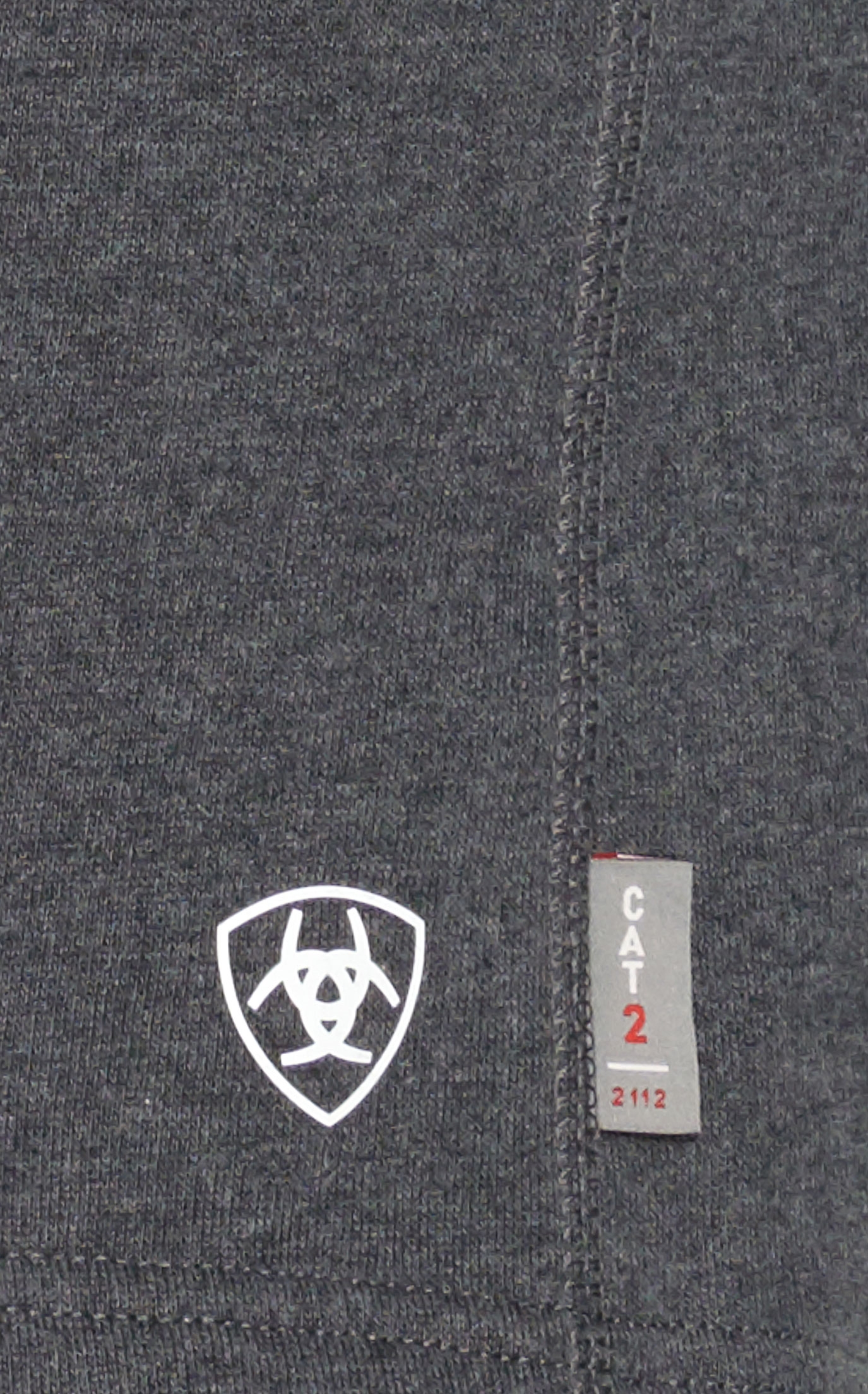 Ariat Women's Rev Charcoal Heather 1/4 Zip FR Pullover Jacket - Image 1