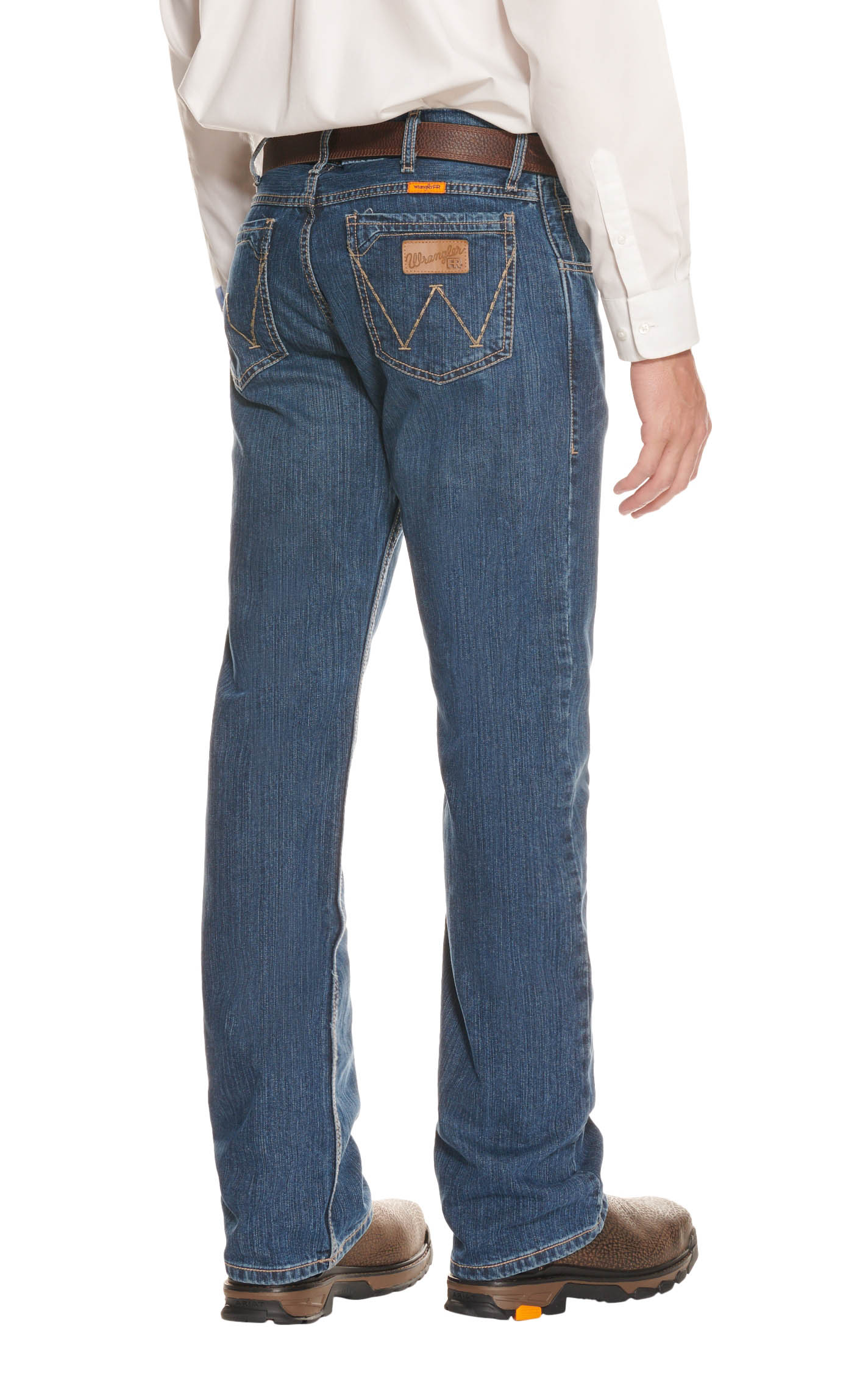 Wrangler Retro Men's Slim Boot FR Stretch Work Jeans - Image 1