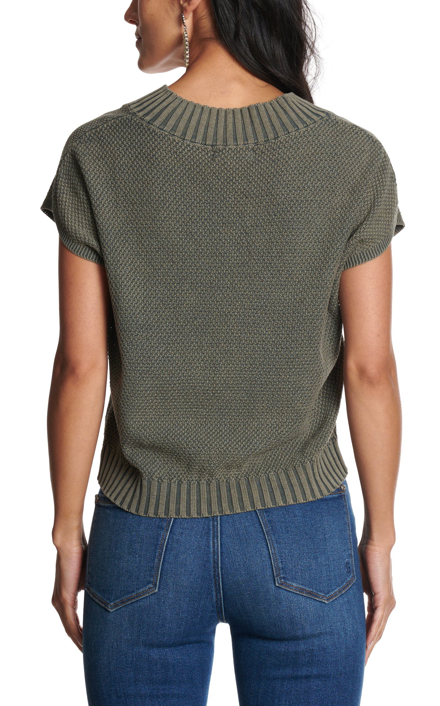 Merigold Kiss Women's Gray Sweater Vest - Image 1
