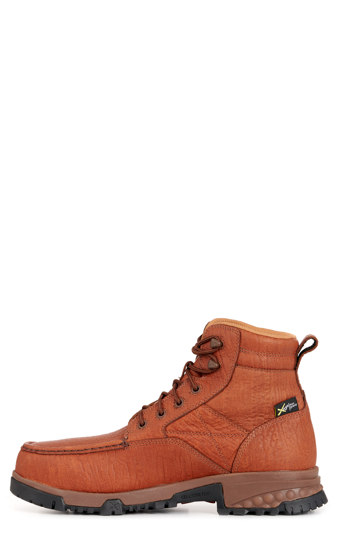 Twisted X Men's Rust Brown CellStretch Metguard Round Nano Composite Toe Work Boots - Image 3