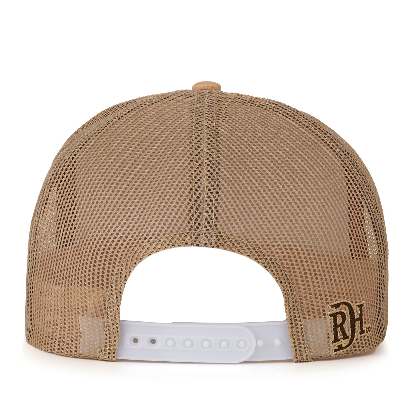 Red Dirt Hat Co. Kid's Duck Camo Old School Logo Patch Cap - Image 1