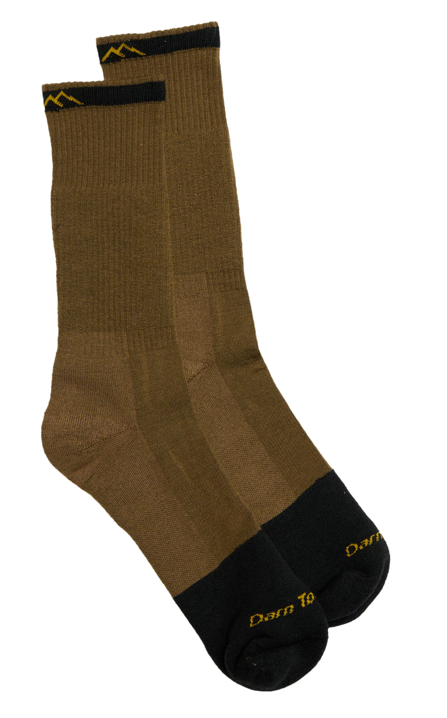 Darn Tough Men's Steely Timber Brown Midweight Wool Work Boot Socks - X-Large - Image 1