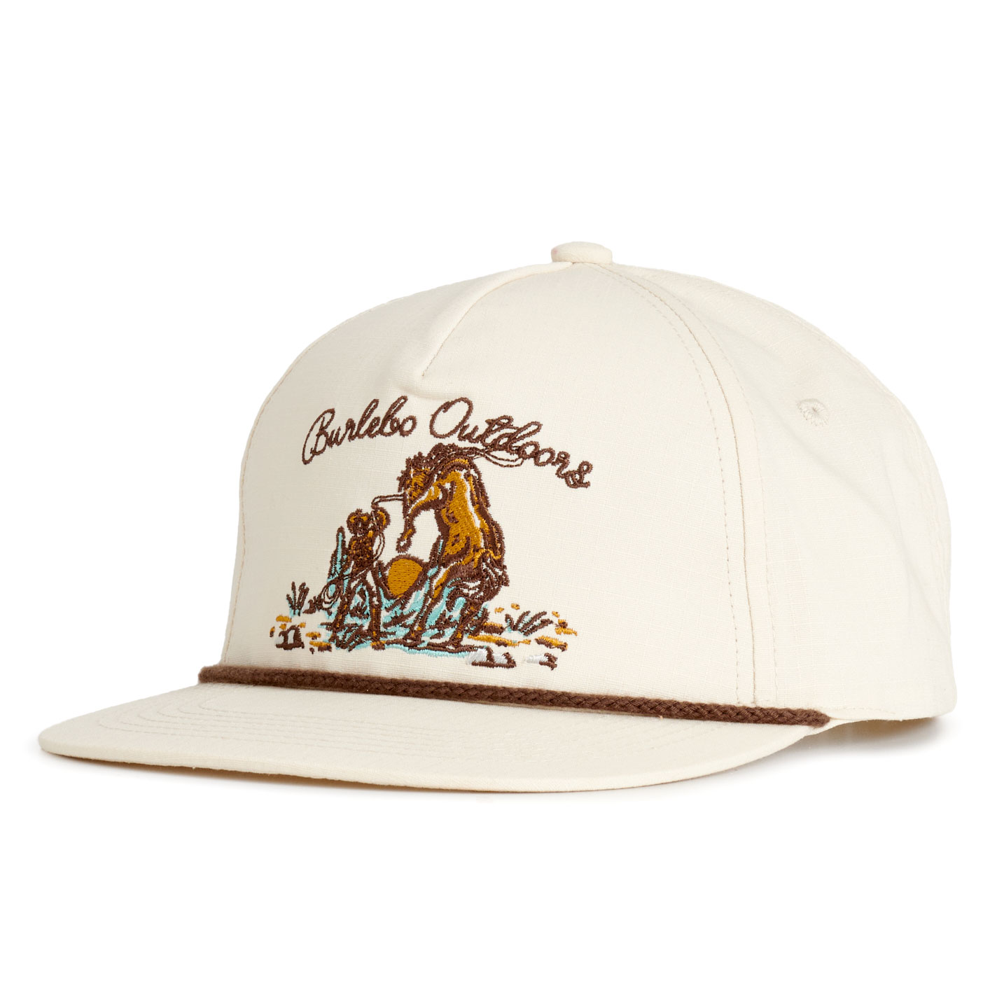 Burlebo Putty Cowboy Up Patch Curved Bill Cap - Image 1