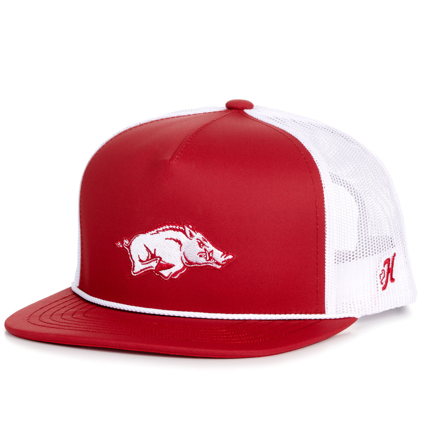 Hooey Collegiate Collection Red & White Arkansas Razorback Logo Cap - Image 1