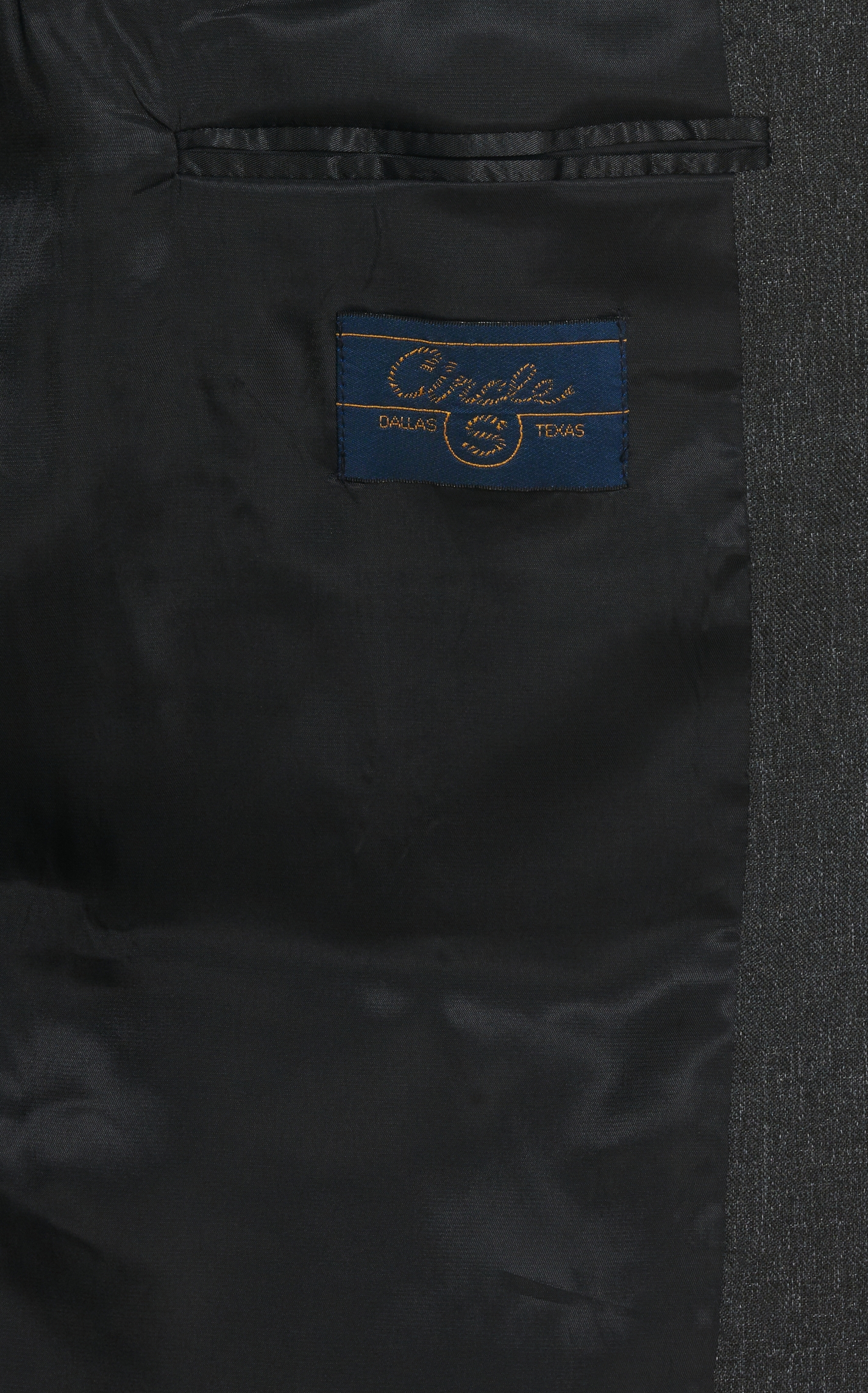 Circle S Men's Charcoal Gray And Black Sport Coat - Image 1