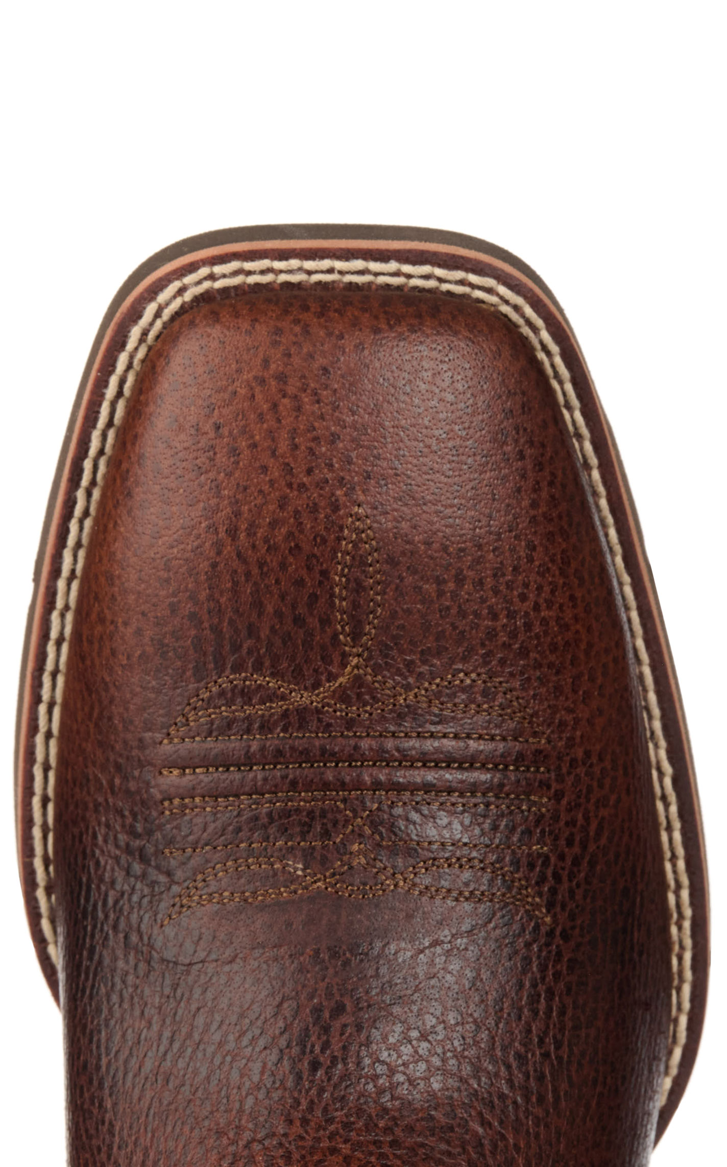 Ariat Men's Sport Fiddle Brown Wide Square Toe Cowboy Boots - Image 1