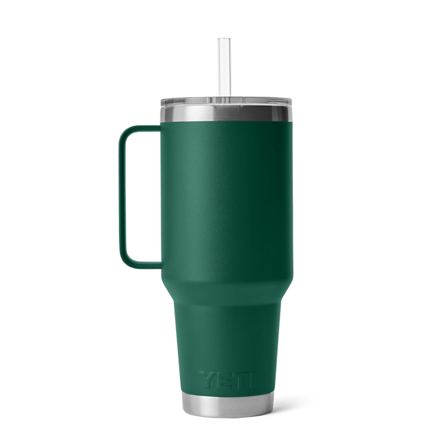 Yeti Coolers Rambler 42 Oz Black Forest Green Straw Mug - Image 1