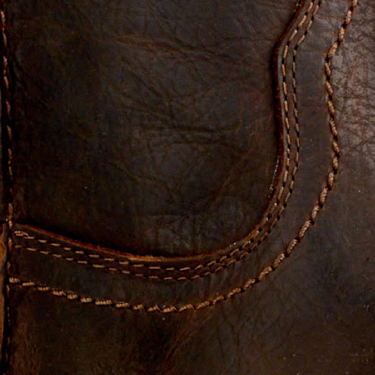 Ariat Men’s Rambler Recon Dark Brown Wedge Outsole Square Toe Cowboy Boots - Image 1