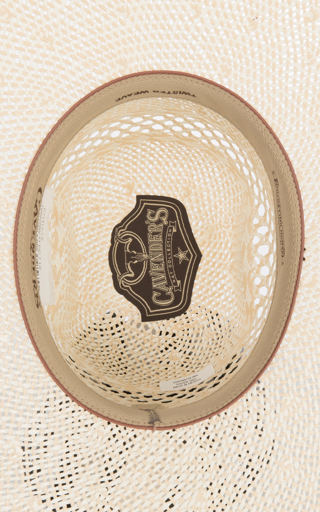 Cavender's Ranch Collection Twisted Weave Vented Straw Cowboy Hat - Image 1