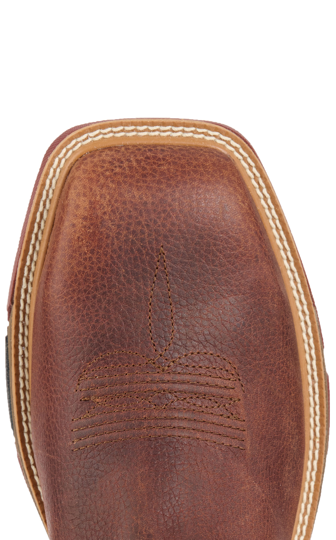Twisted X Men’s Ginger and Rust CellStretch Wide Square Nano Composite Toe Work Boots - Image 1