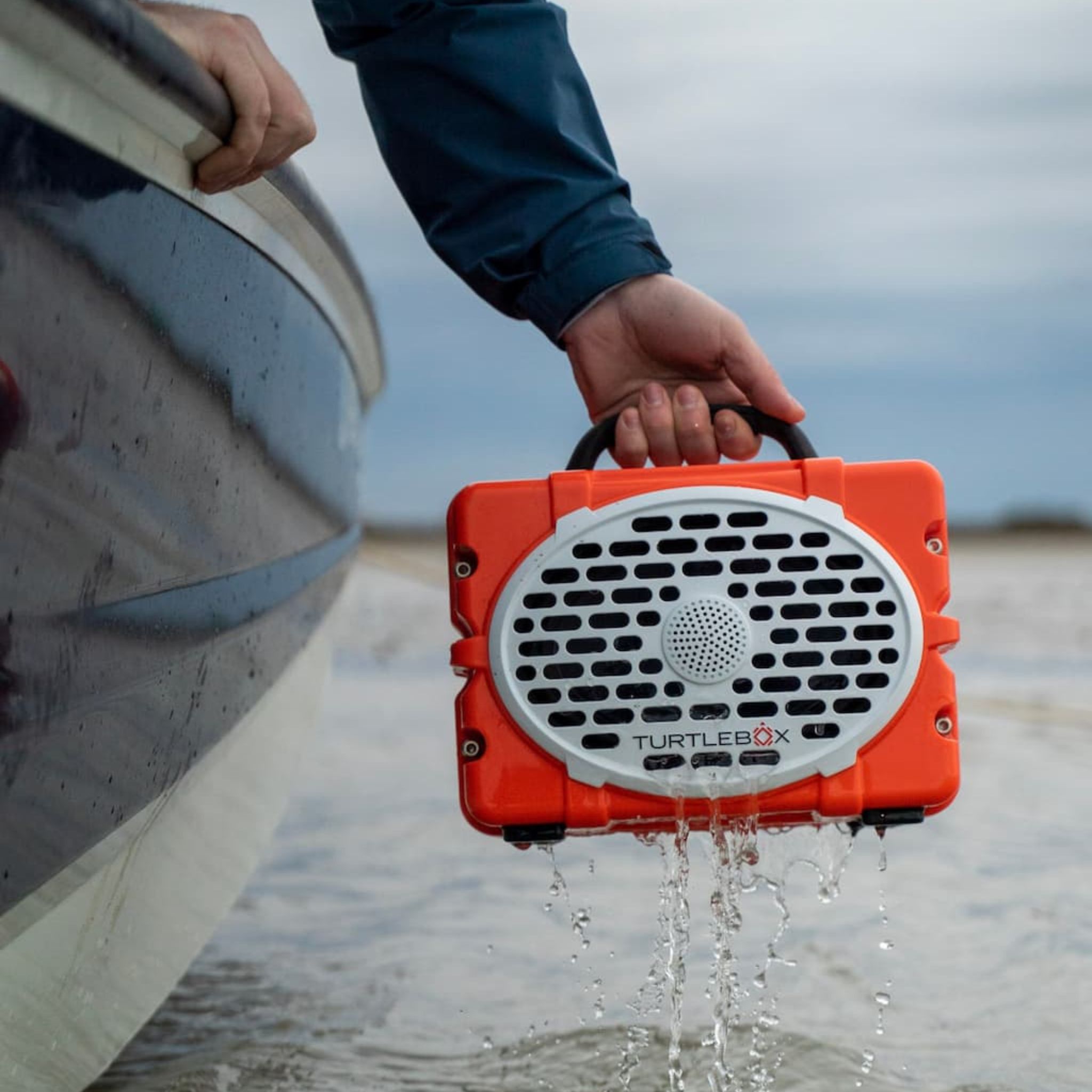Turtle Box Gen 3 Orange & White Speaker  - Image 7