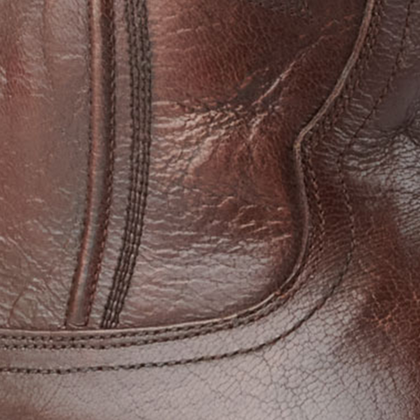 JRC & Sons Men's Wyatt Brush Off Goat Punchy Square Toe Cowboy Boot in Tan - Image 1