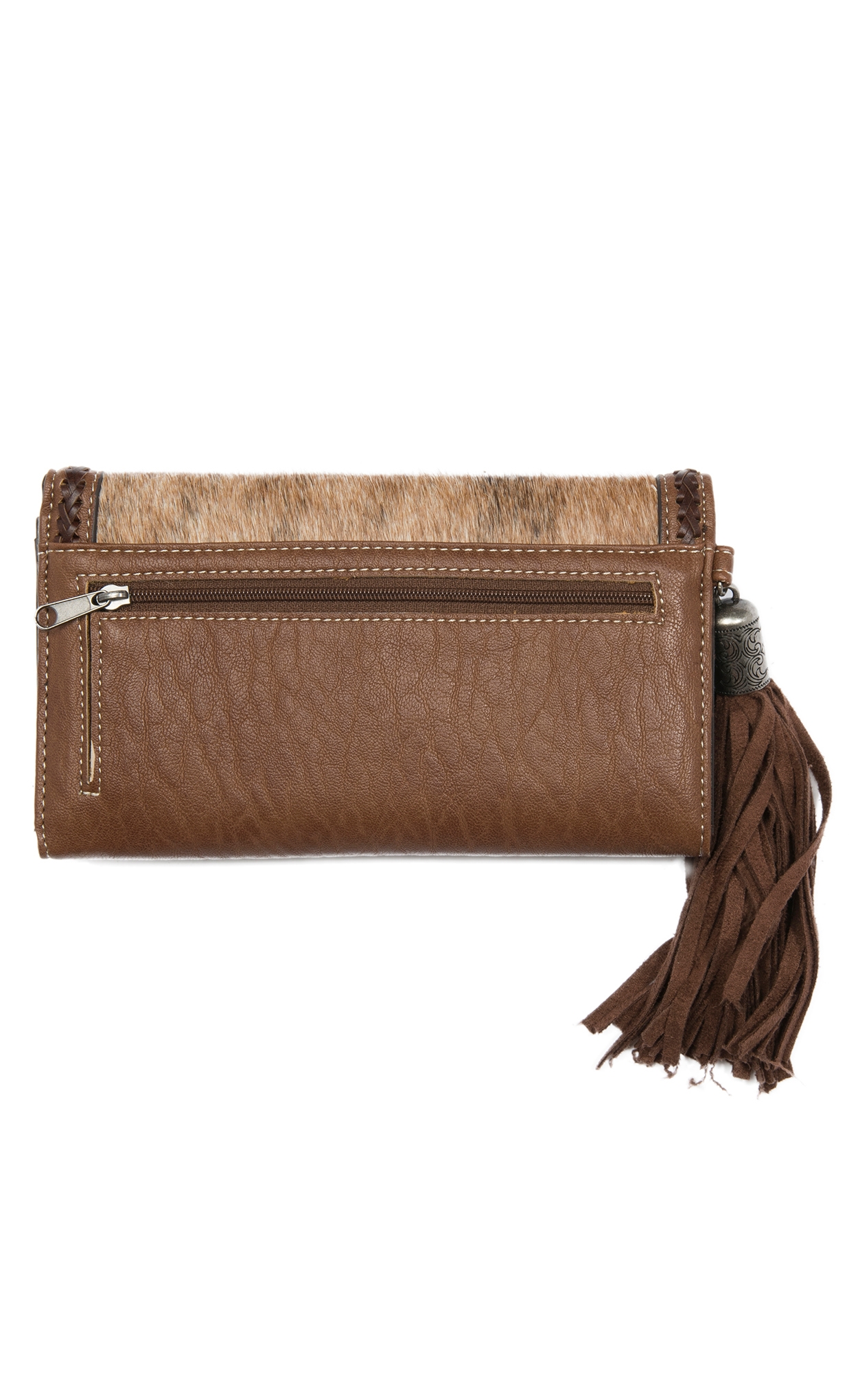 Blazin Roxx Brown Ella Flap Wallet - Image 1