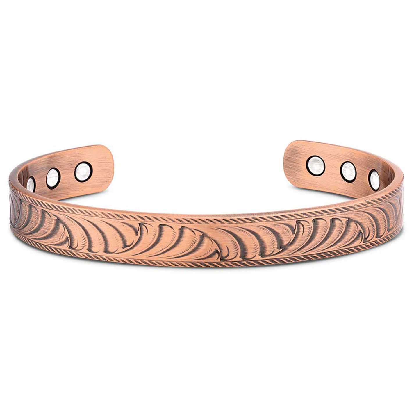 Montana Silversmiths Men's Copper Fearless Destiny Bracelet - Image 3
