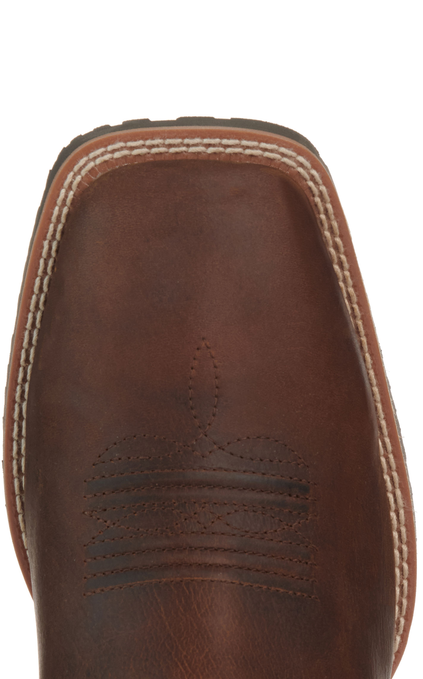 Ariat Men's Tavern Taupe Dark Denim Waterproof Wide Square Toe Cowboy Boots - Image 1