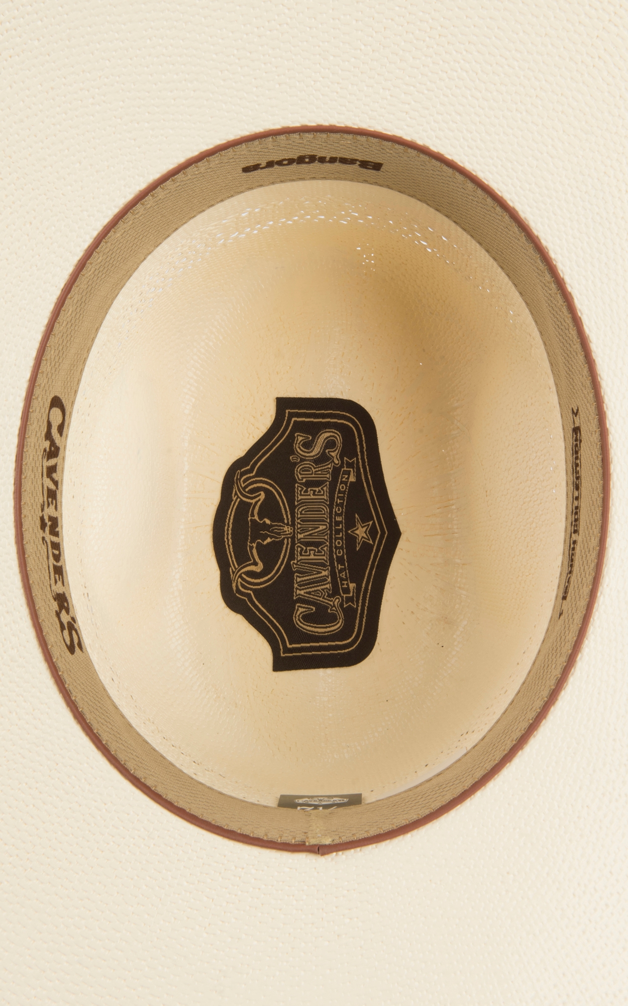 Cavender's Natural Bangora Vented Crown Straw Cowboy Hat - Image 1
