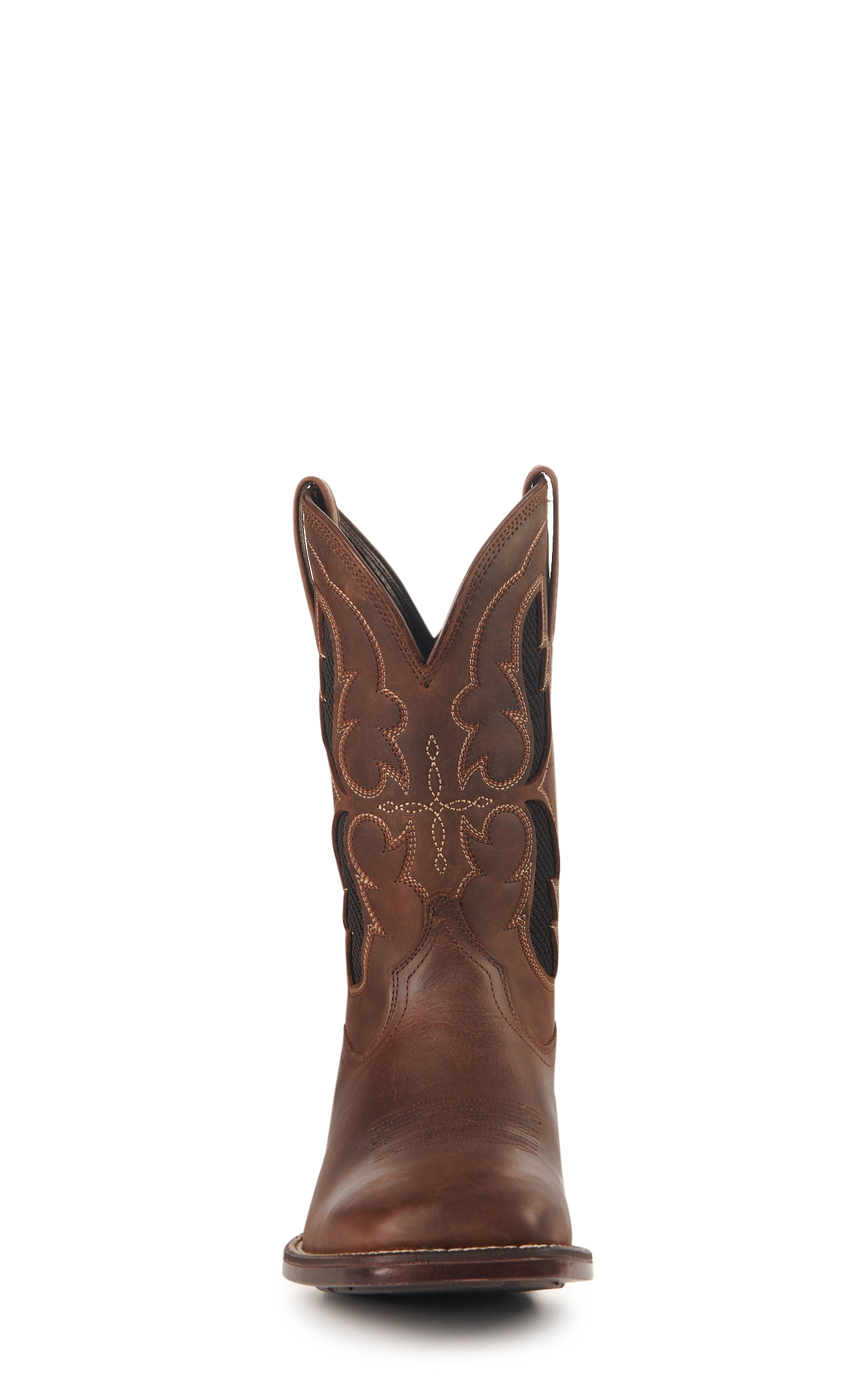 Ariat Men's Dash VentTEK Ultra Distressed Brown Bantamweight Square Toe Cowboy Boots - Image 1