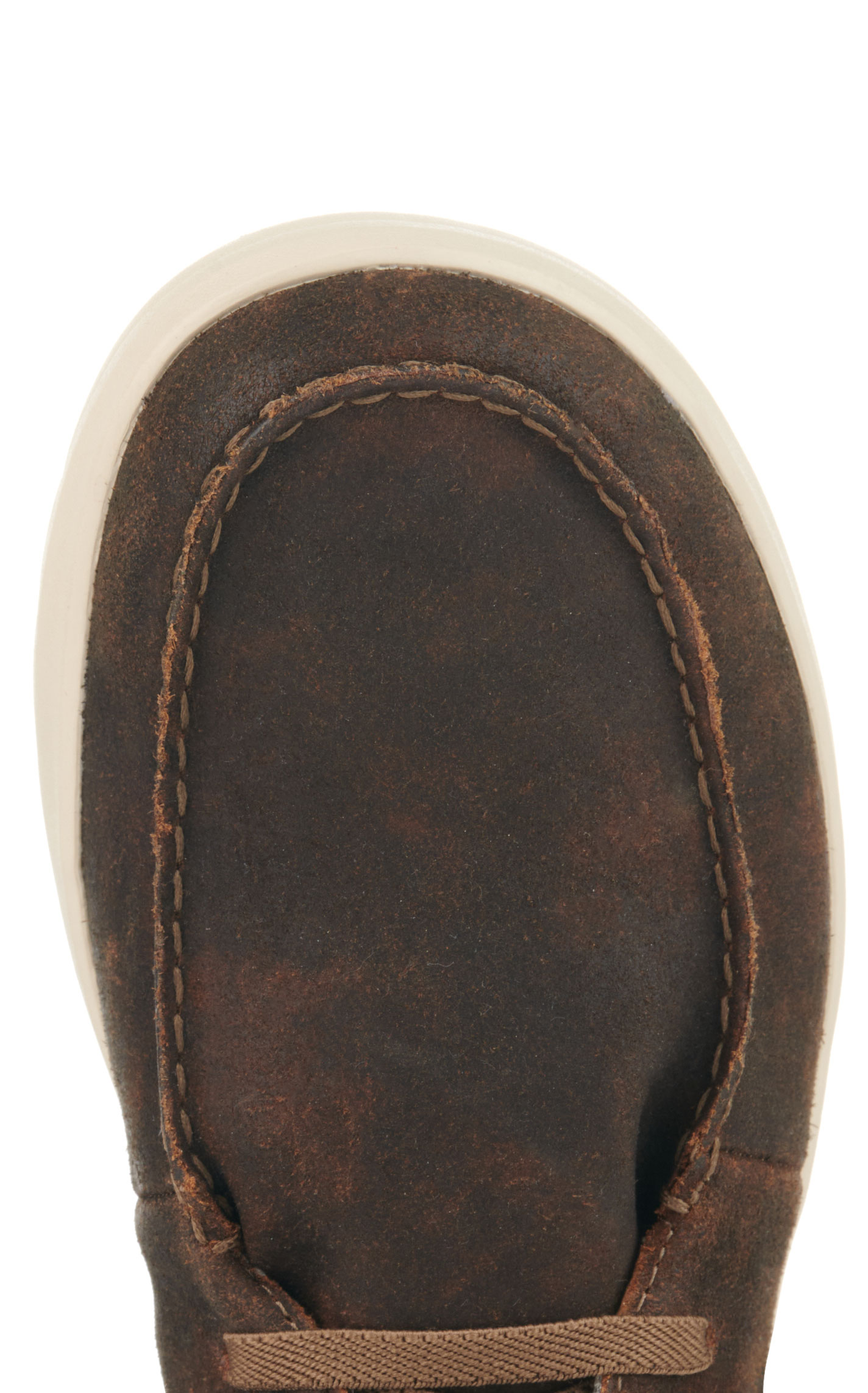Ariat Men's Hilo Western Brown Leather Moc Toe Casual Shoes - Image 1