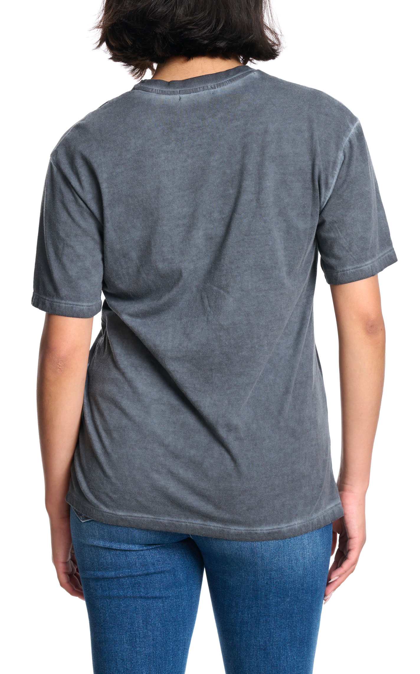Zutter Women's Charcoal Free Bird Puff Graphic T-Shirt - Image 1