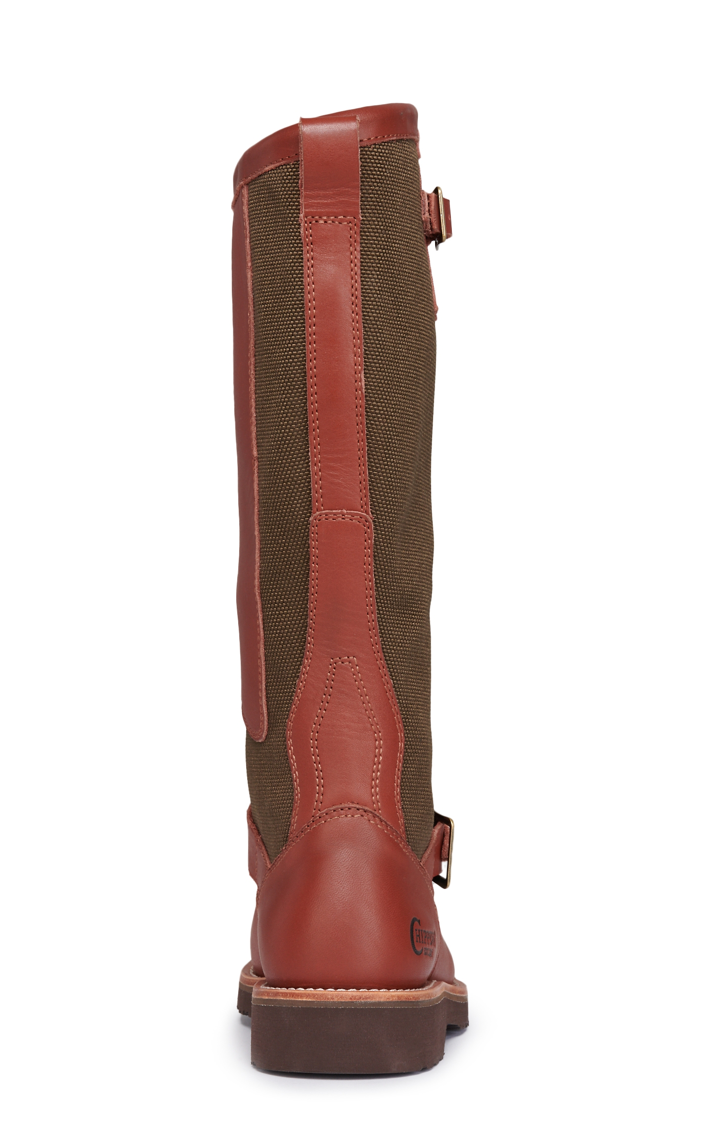 Chippewa Women's Sunjo Oro Russett & Espresso Round Toe Snake Boots - Image 1