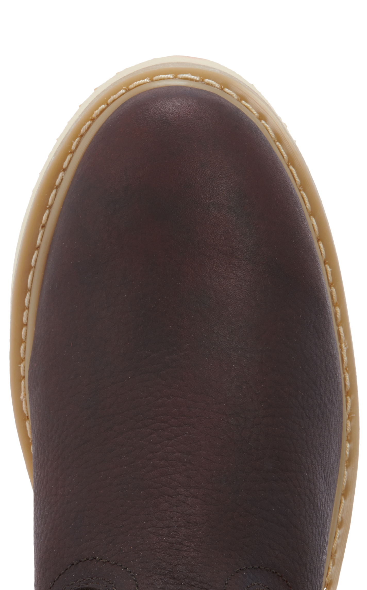 Justin Men's Axe Tan Mahogany Round Toe Work Boot - Image 1