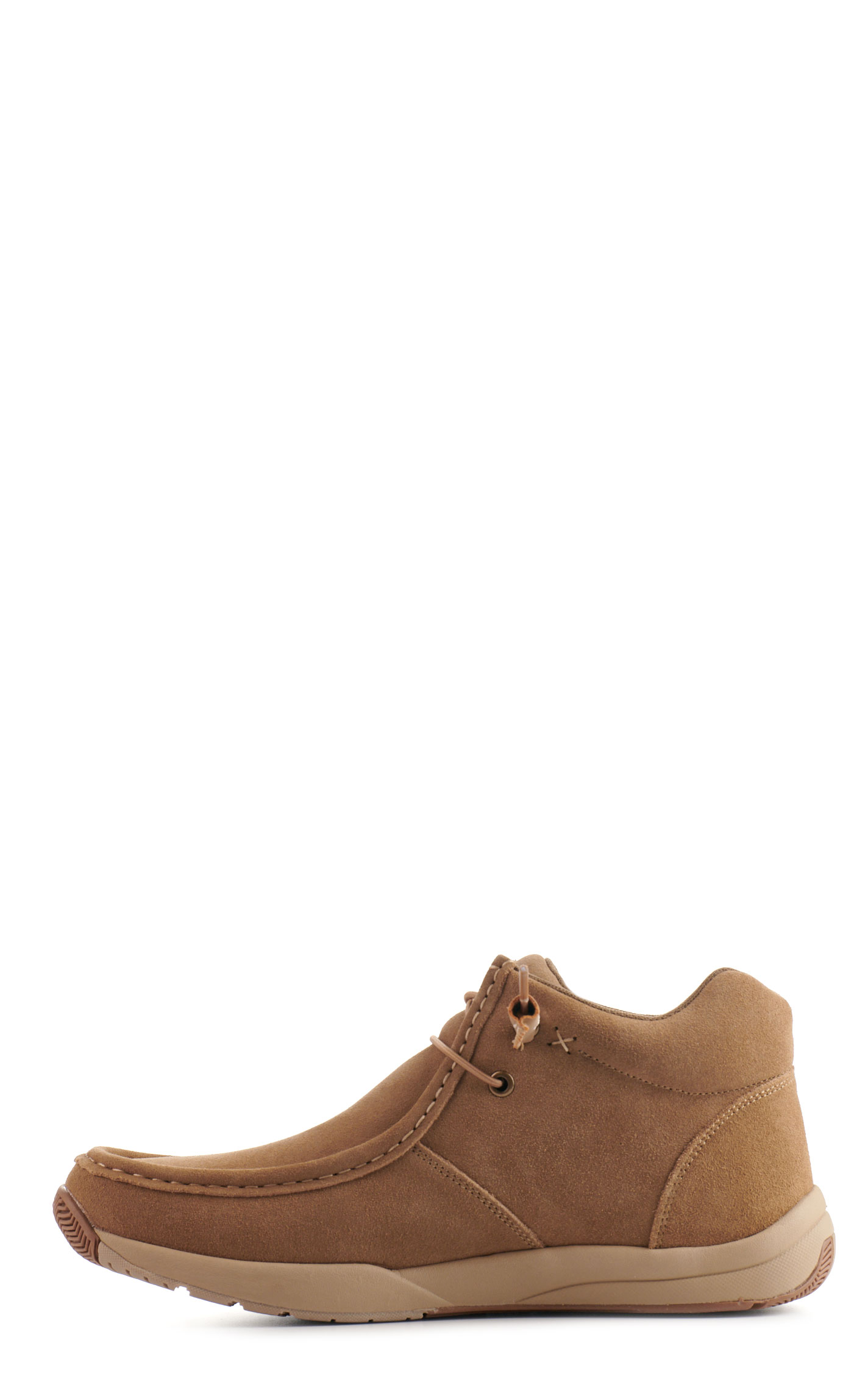 Roper Men's Clearcut Tan Suede Moc Toe Casual Shoes - Image 2