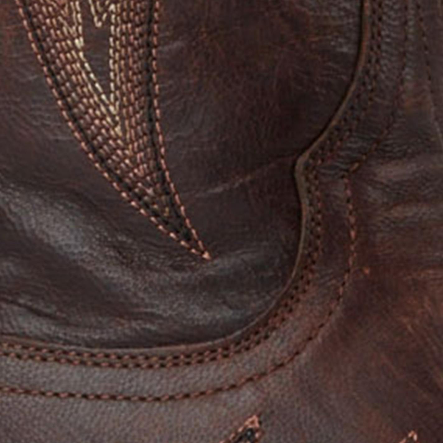 JRC & Sons Women’s Nancy Dark Brass Snip Toe Tall Cowboy Boots - Image 1