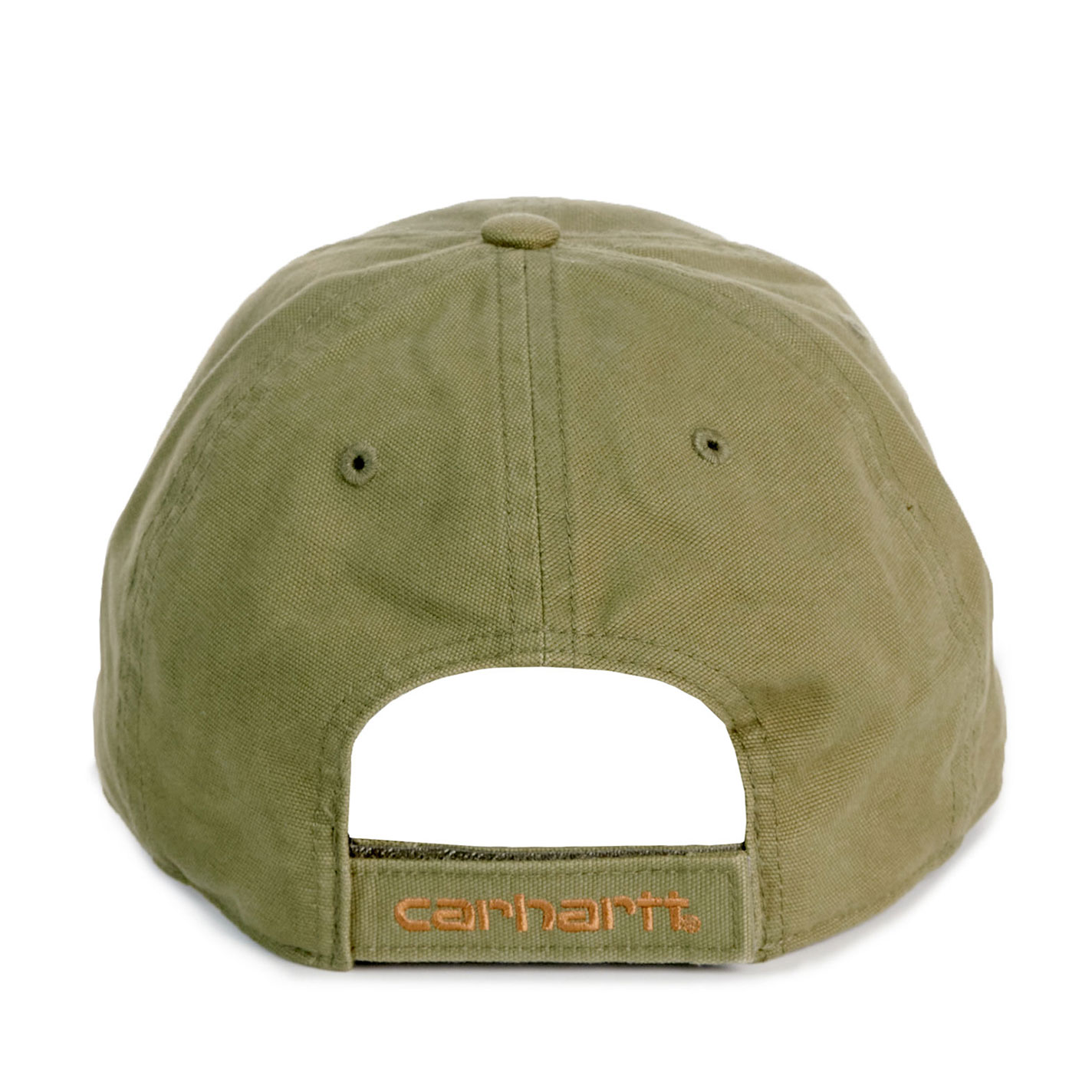 Carhartt Toasted Olive Canvas Velcro Back Cap - Image 1