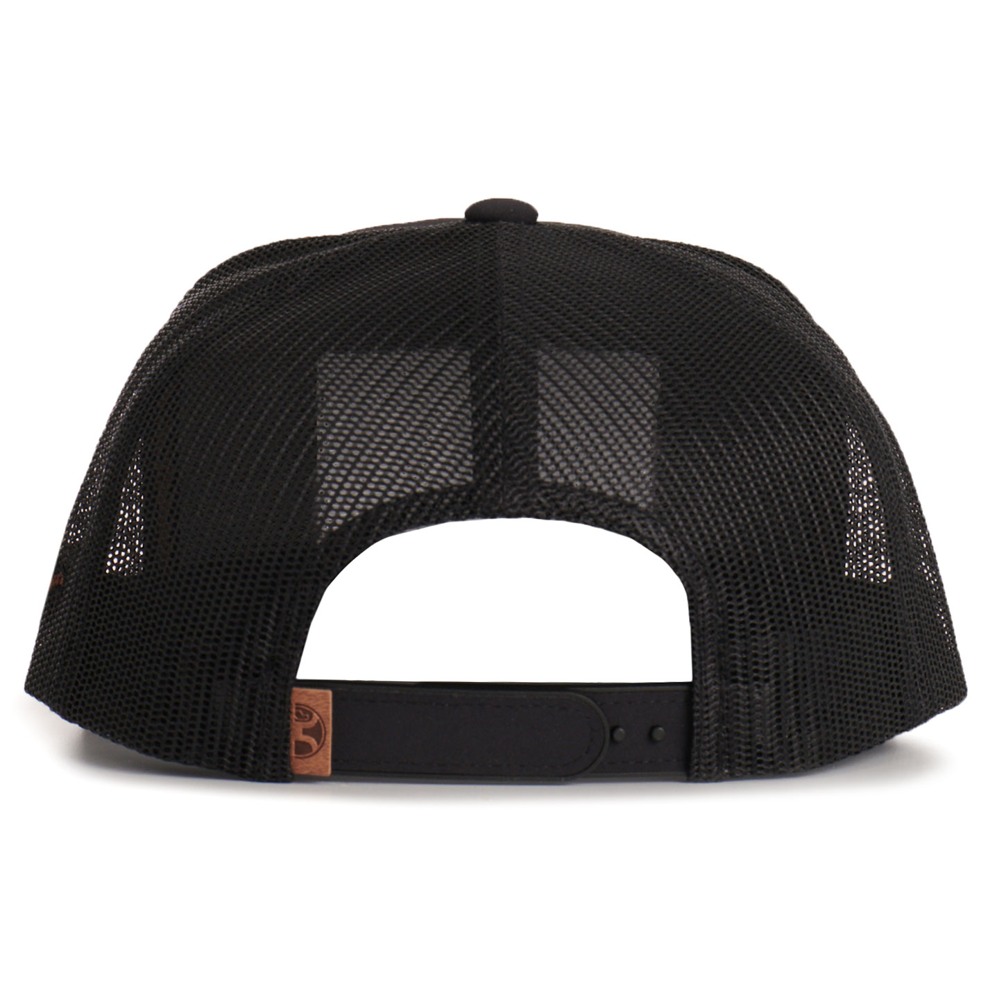 Hooey Burnt Cinnamon & Black Liberty Roper Leather Accented Cap  - Image 1