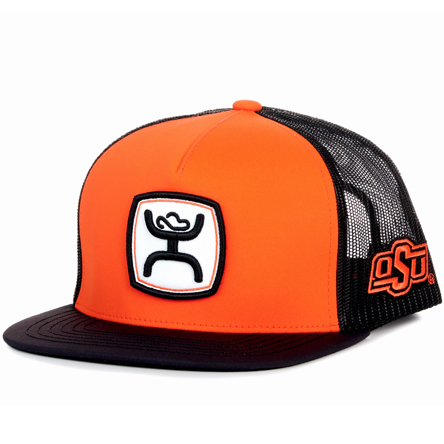 Hooey Collegiate Collection Orange & Black OSU Hands Up Logo Cap - Image 1