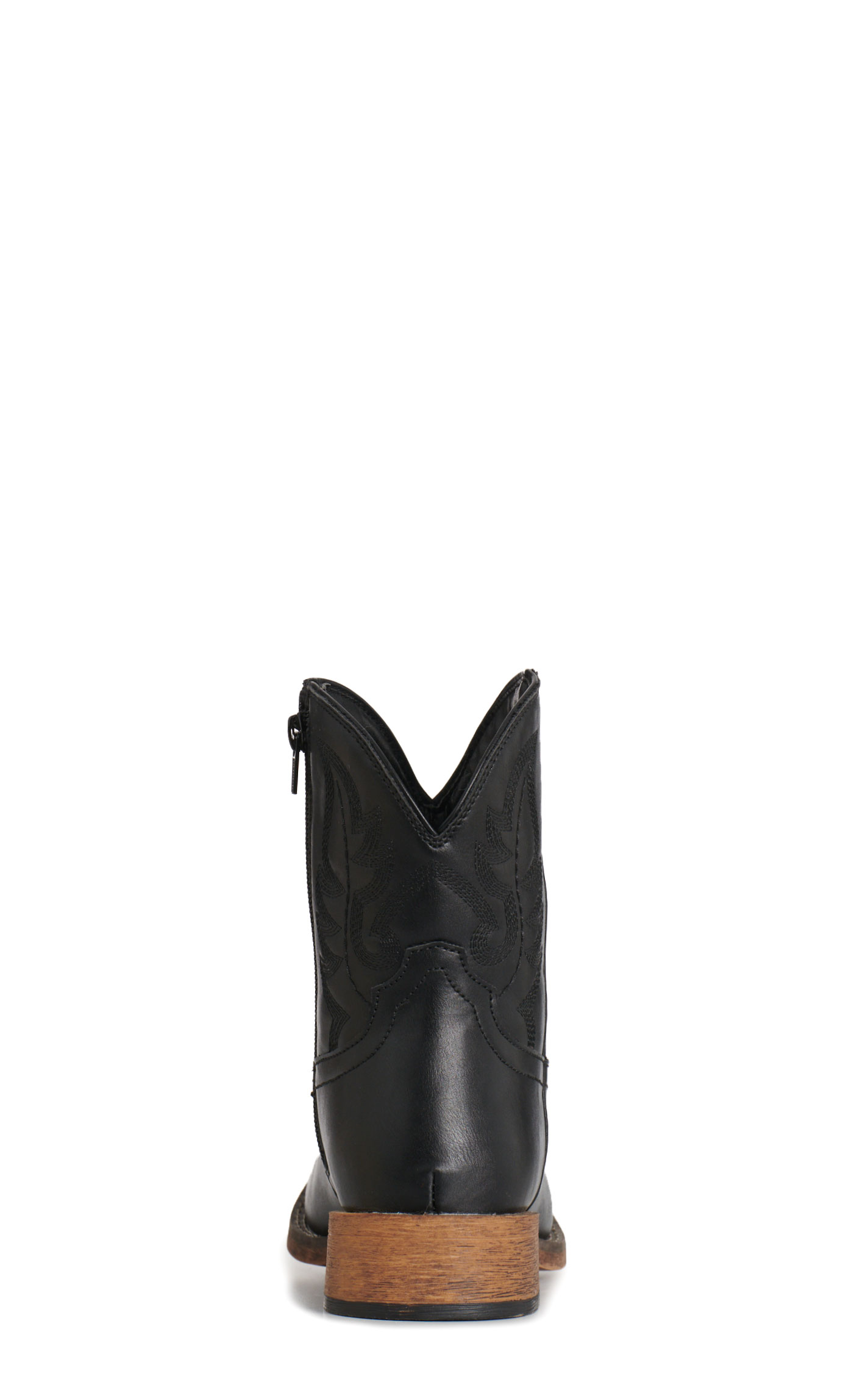 Roper Women's Shayla Black Faux Leather Wide Square Toe Cowboy Boots - Image 1