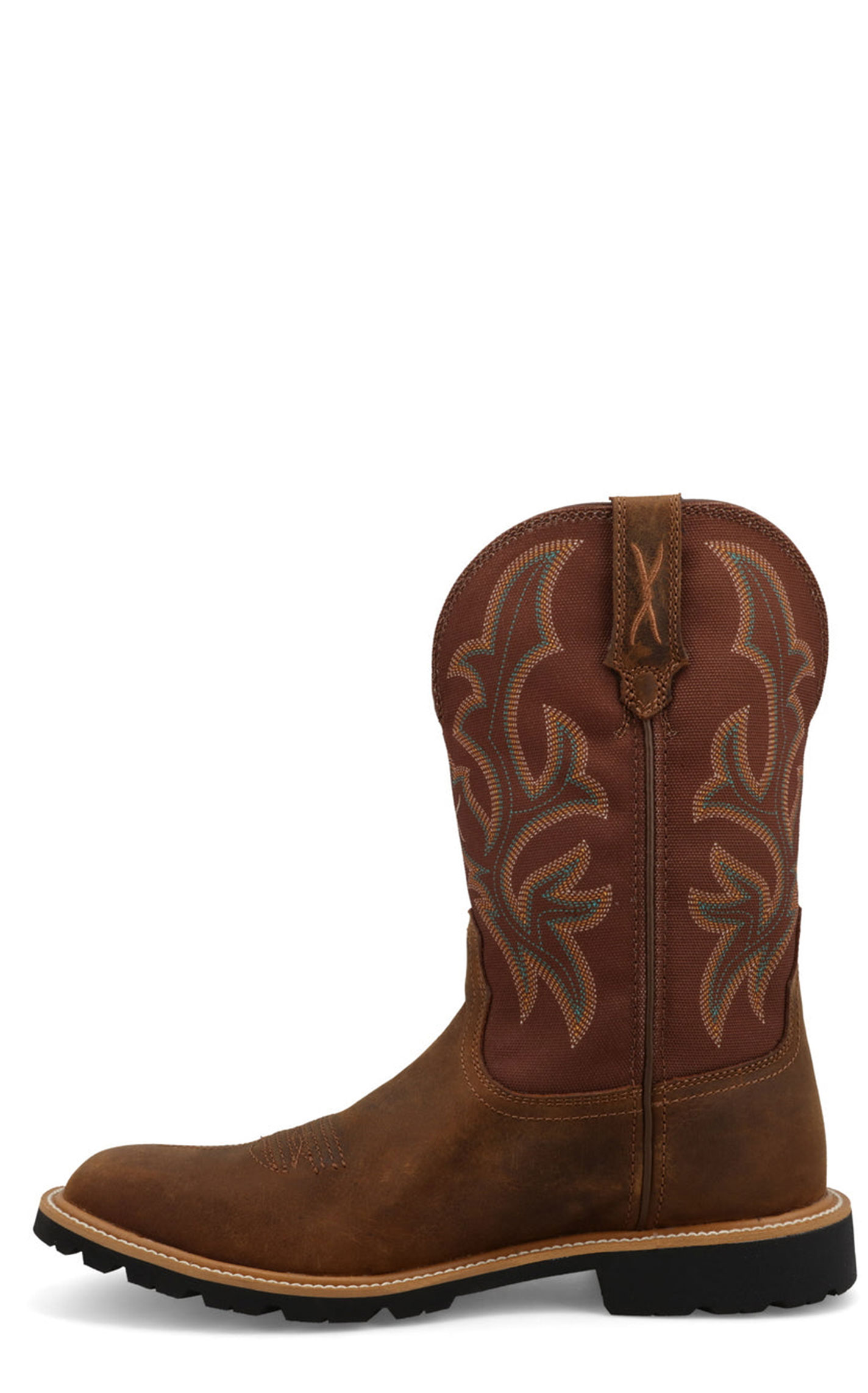 Twisted X Men's Hickory Tech X Performance Wide Square Toe Cowboy Boots - Image 1