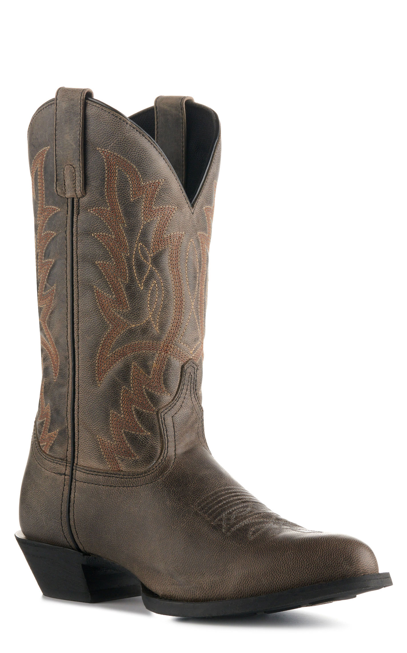 Laredo Men's Weller Gray R-Toe Cowboy Boot - Image 1