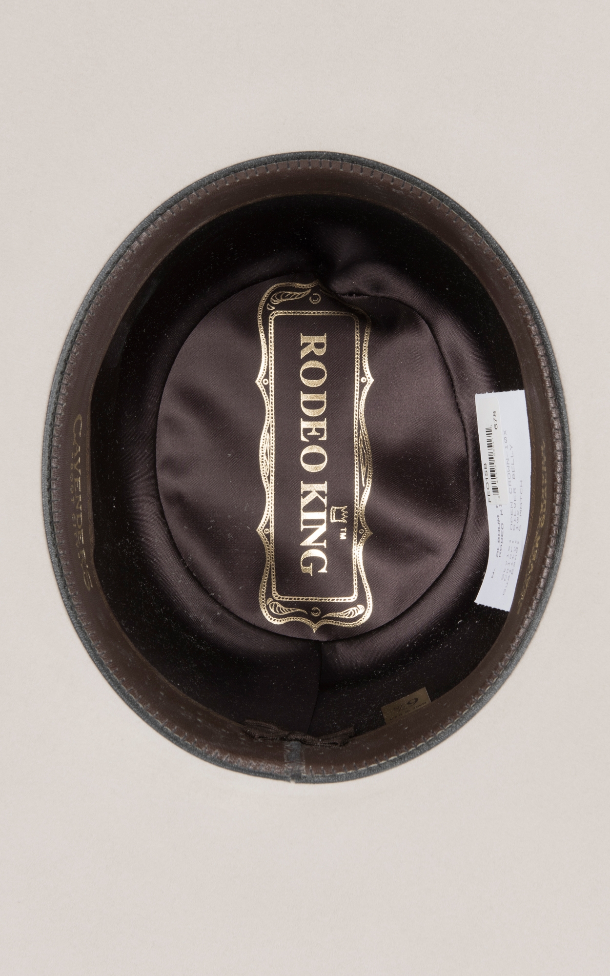 Rodeo King 10X Silver Belly Open Crown Cowboy Hat - Image 1