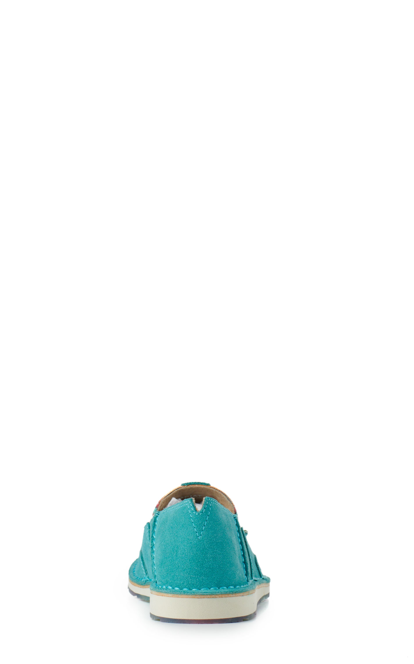 Ariat Women's Cruiser Teal Suede and Serape Moc Toe Casual Shoes - Image 1