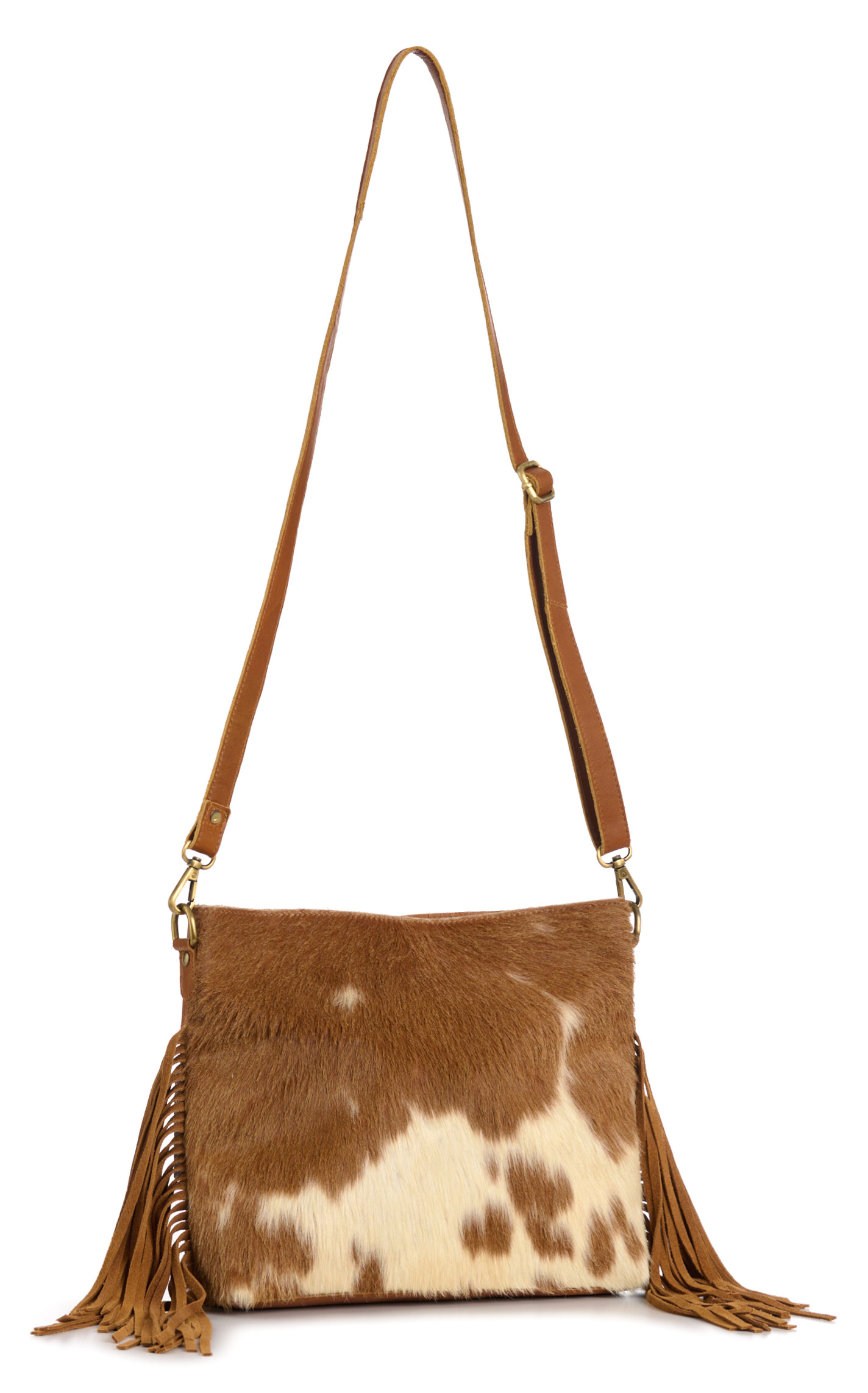 Montana Clothing Co. Cinnamon Hair on Hide Crossbody Bag - Image 1