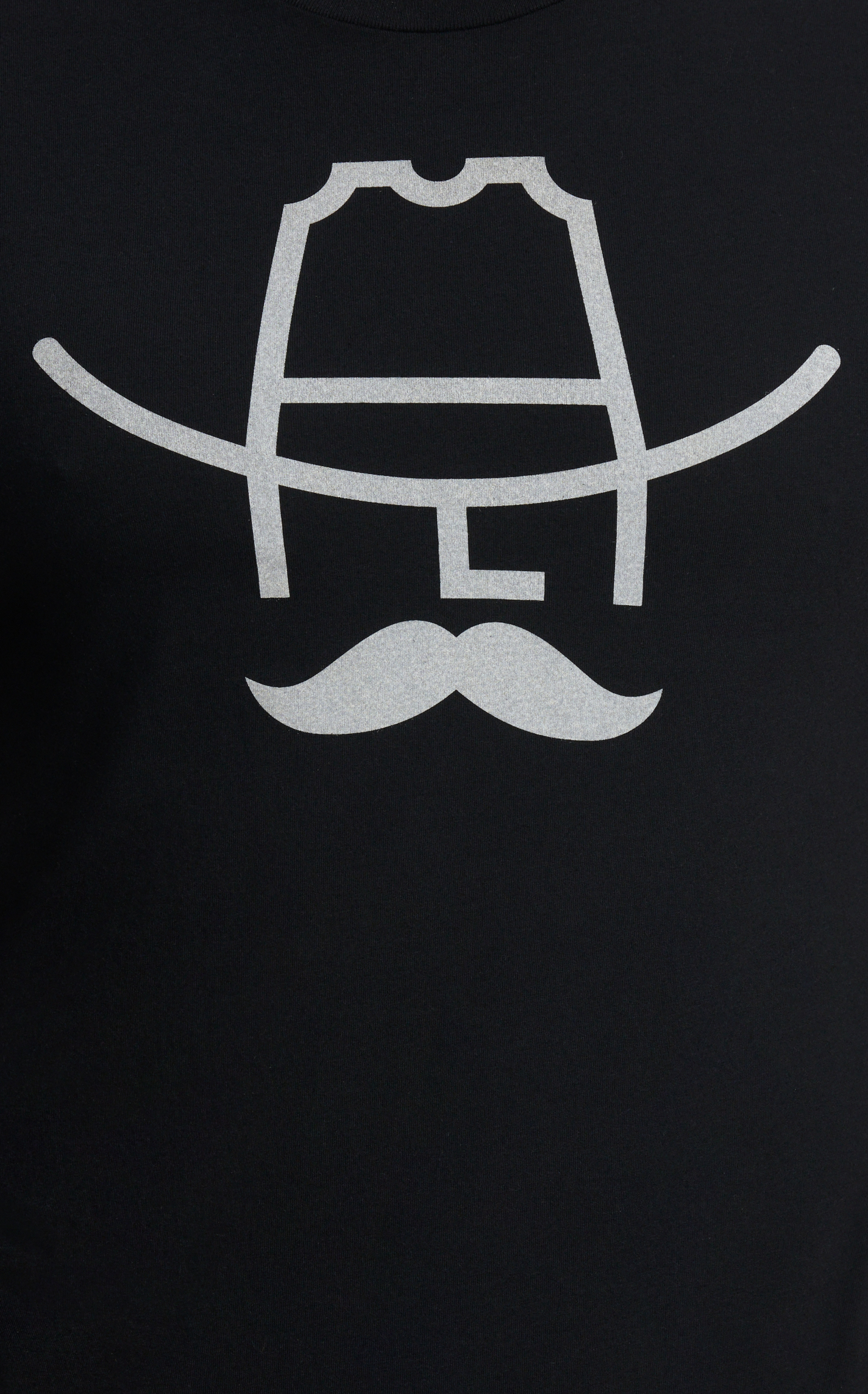 Cowboy Cool Men's Black Hank Graphic T-Shirt - Image 1