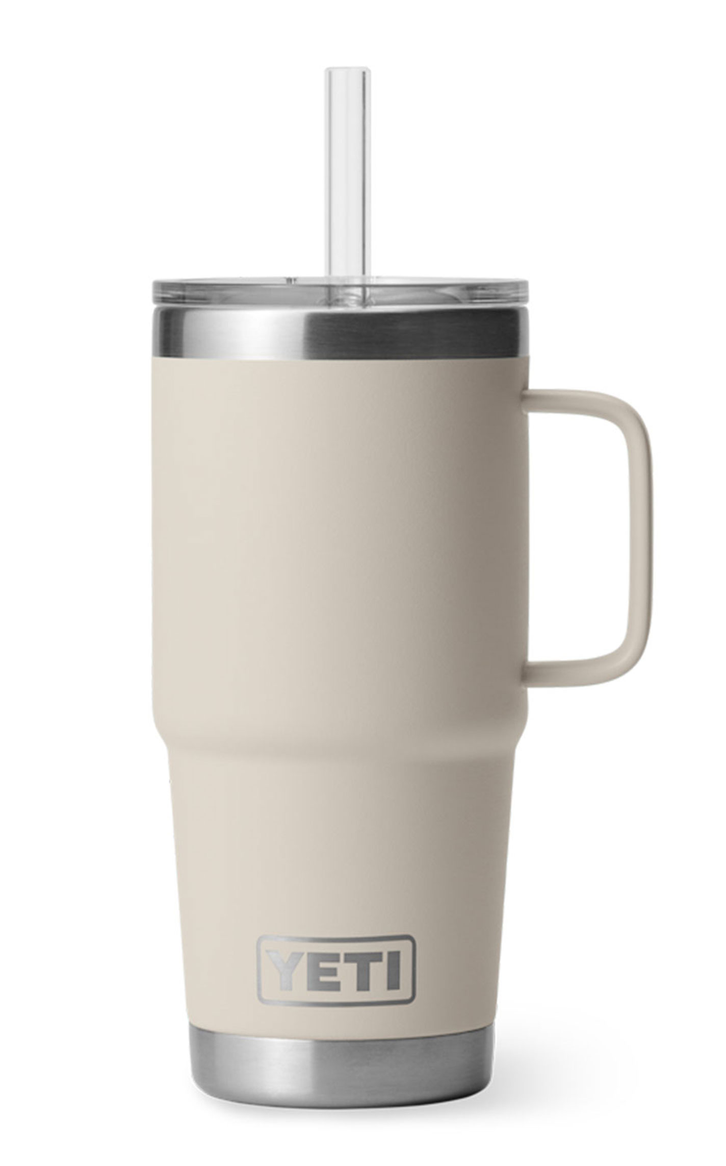 YETI Cape Taupe 25 oz. Rambler Straw Mug - Image 1