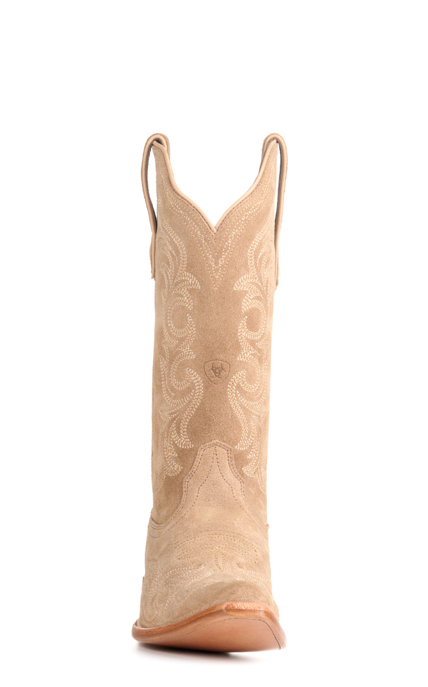 Ariat Women's Hazen Truly Taupe Roughout Suede Snip Toe Cowboy Boots - Image 1
