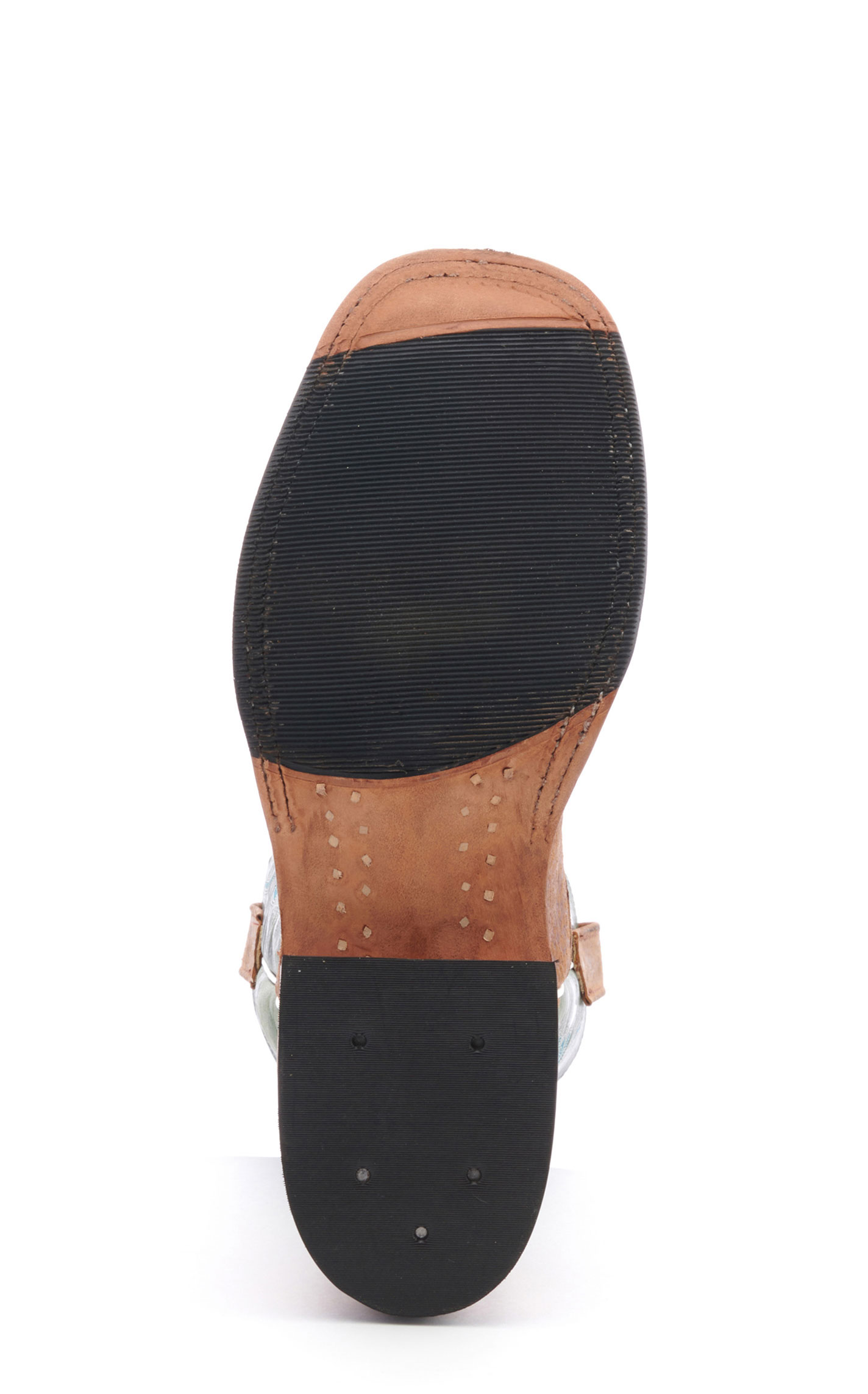 Anderson Bean Men's Havana Boar Rust and Moss Maddog Wide Square Toe Cowboy Boot - Image 1