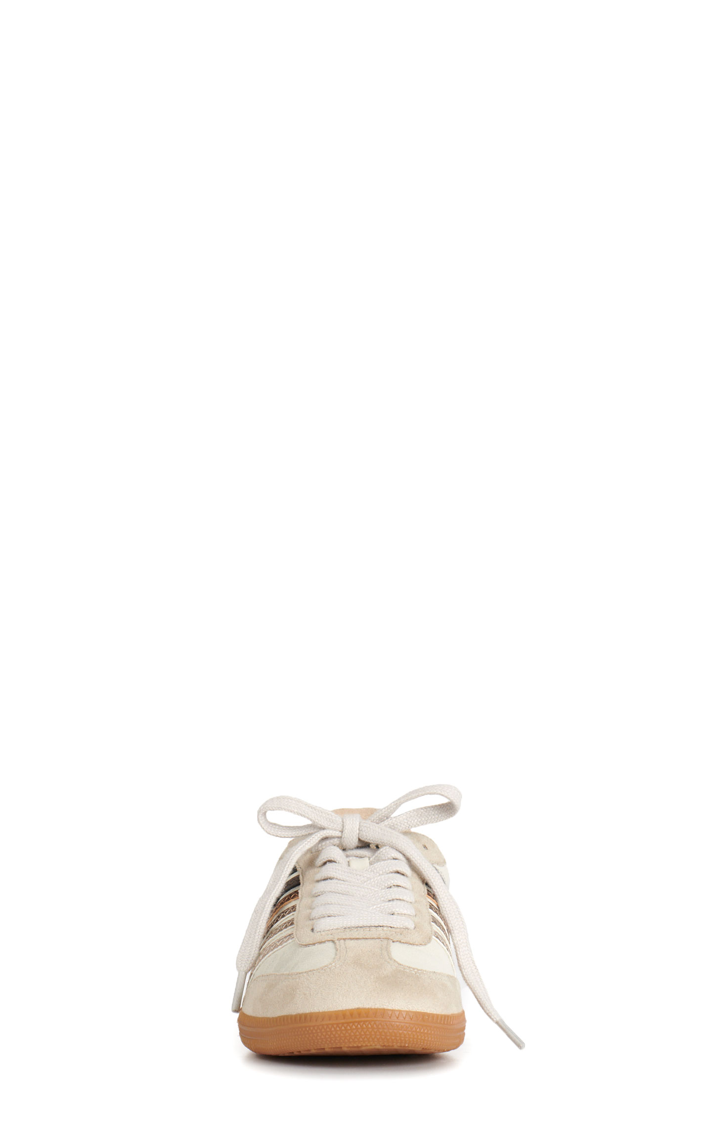 Shushop Women's Stevie White Almond Toe Casual Shoes - Image 1