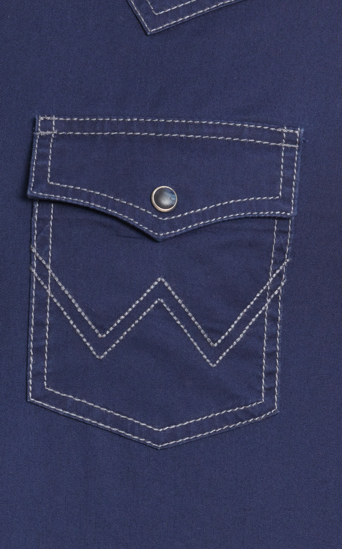 Wrangler Retro Men's Navy Western Shirt - Image 1