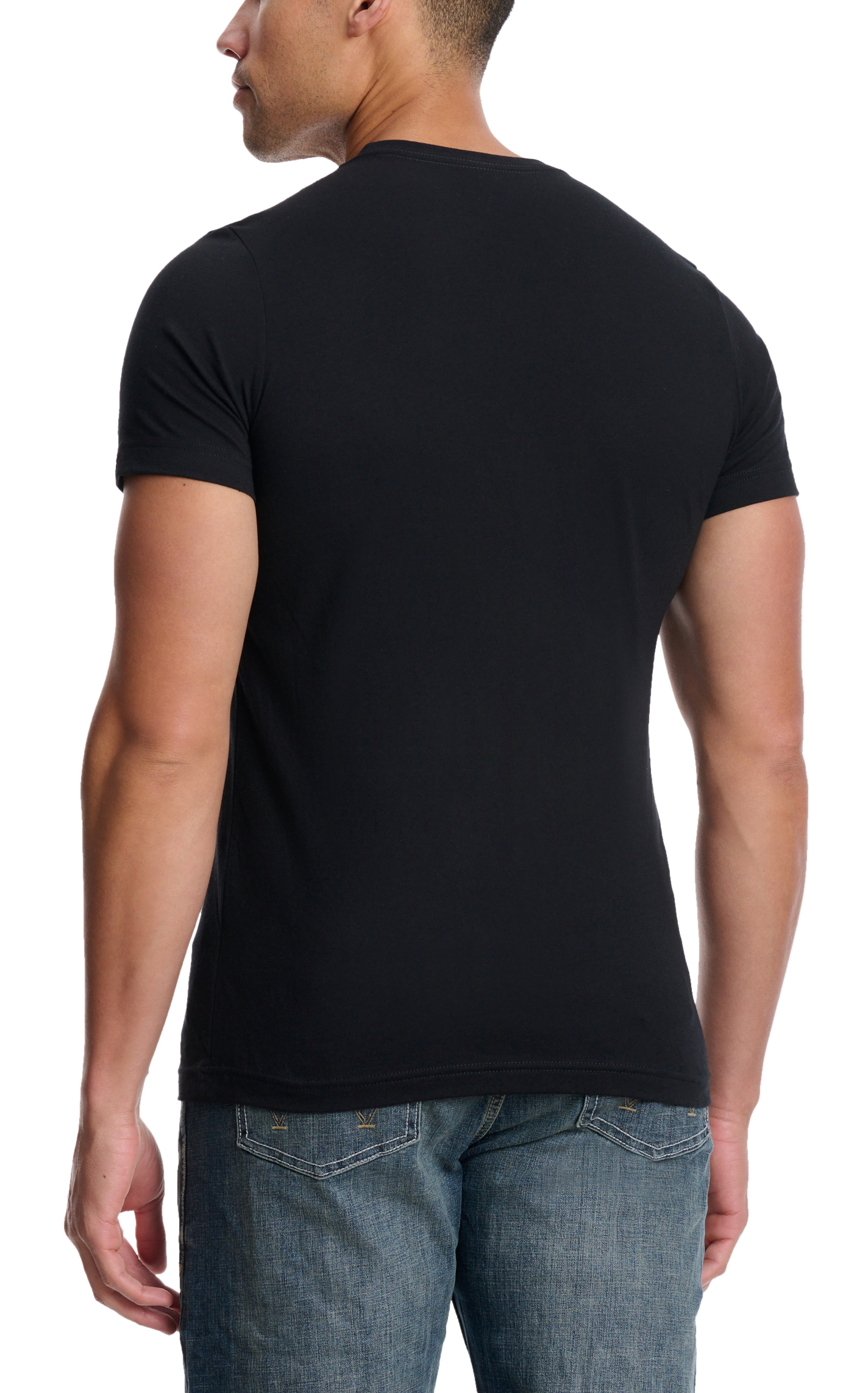 Cowboy Cool Men's Black Hank Graphic T-Shirt - Image 1